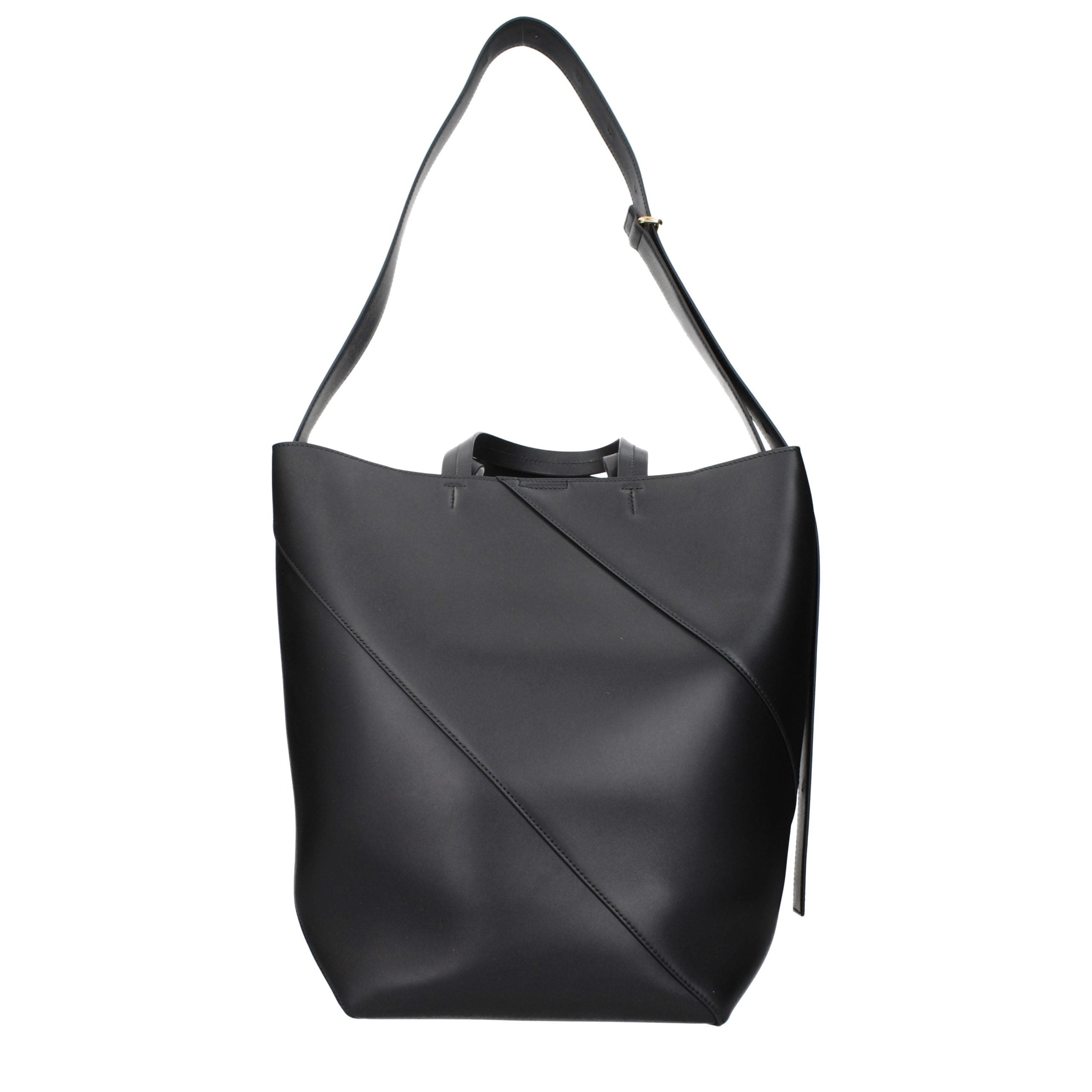 Jil Sander Black Leather Crossbody Bag