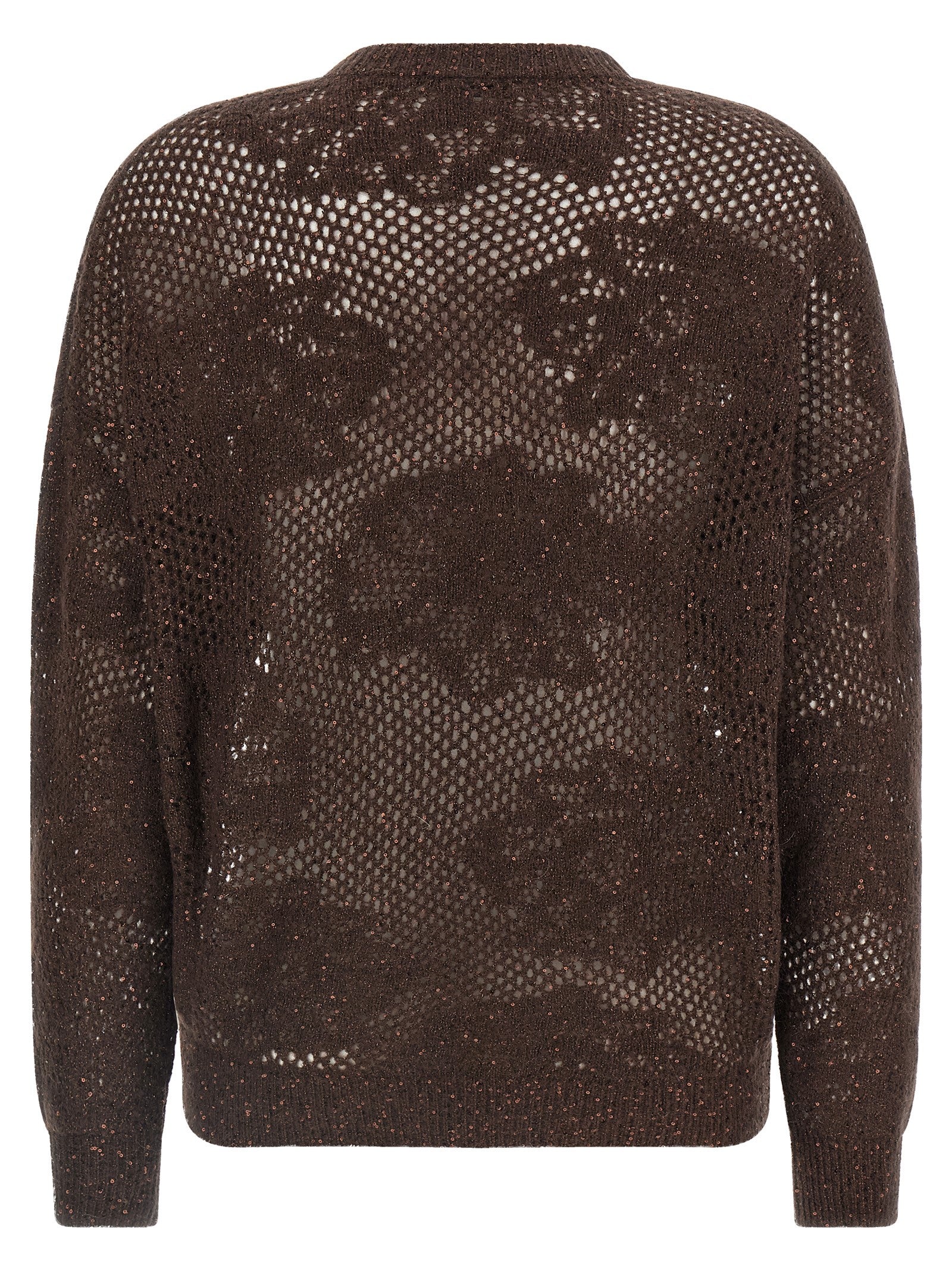 Brunello Cucinelli Brown Nylon Cardigan
