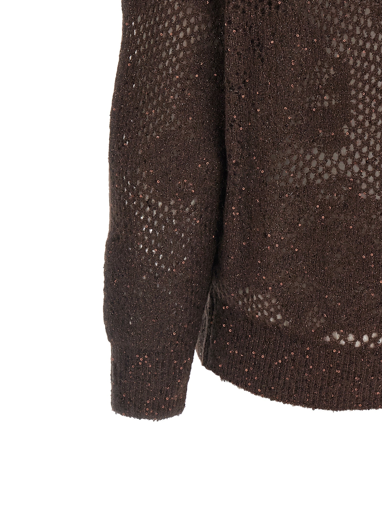 Brunello Cucinelli Brown Nylon Cardigan
