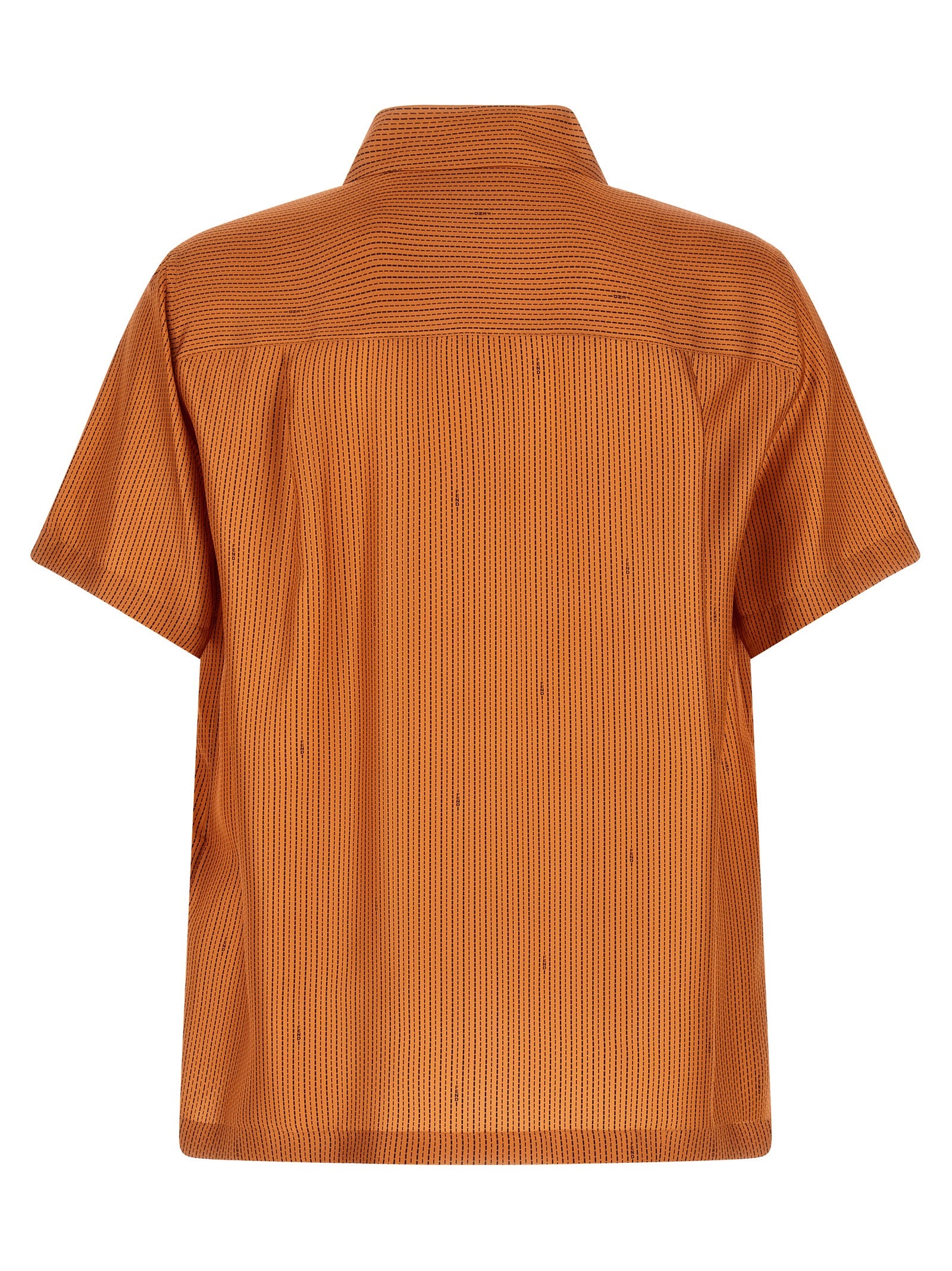 Fendi Orange Silk Blouse