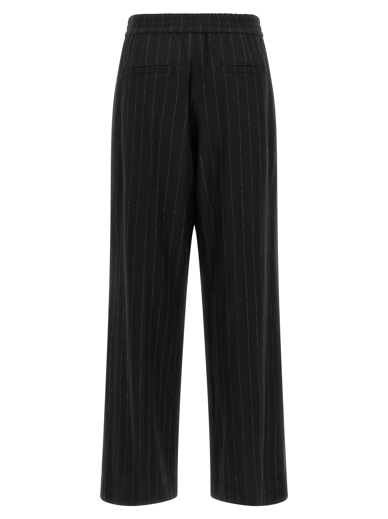 Brunello Cucinelli Blue Virgin Wool Casual Pants