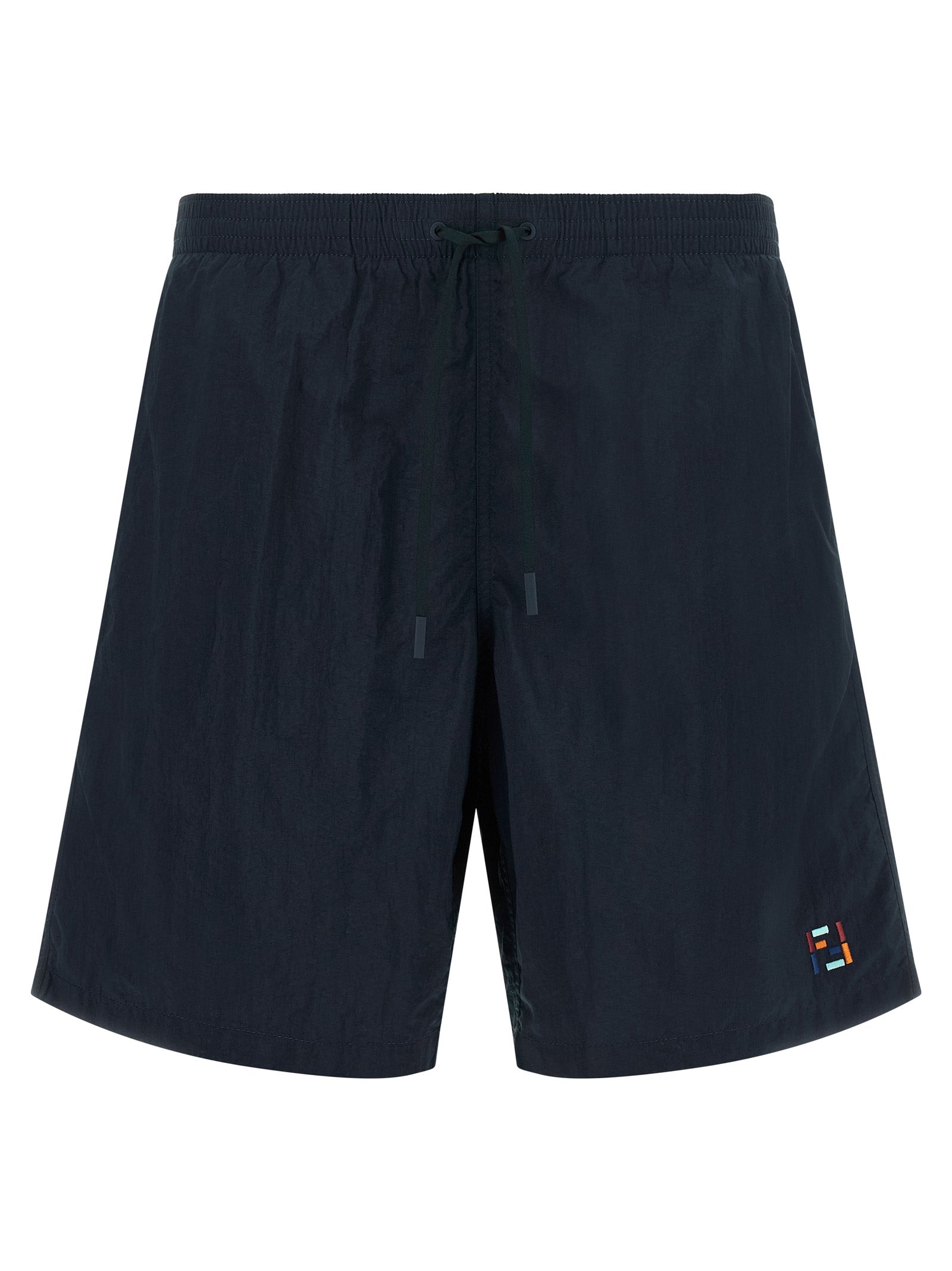 Fendi Blue Polyamide Swim Shorts