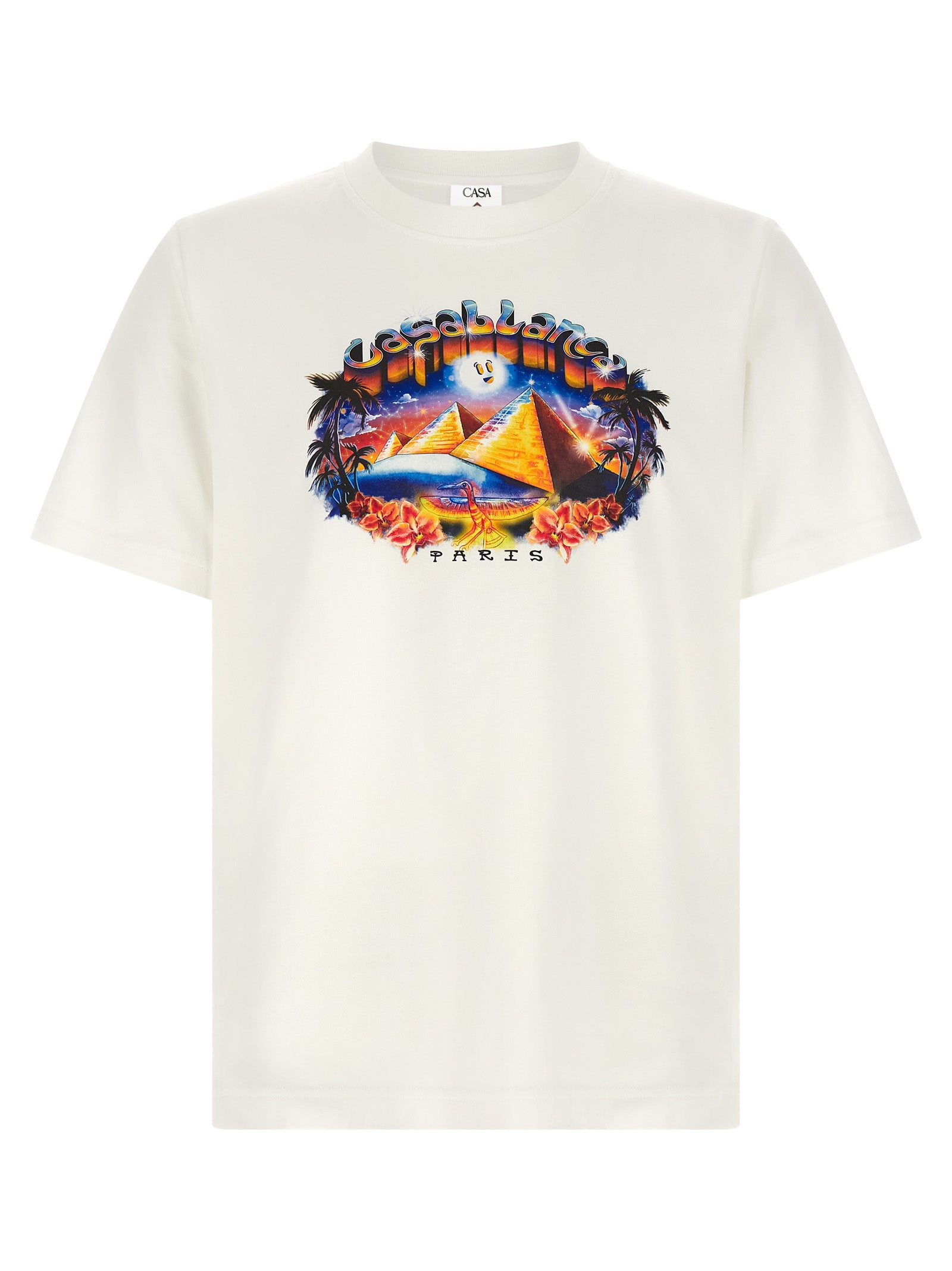 Casablanca White Organic Cotton T-Shirt