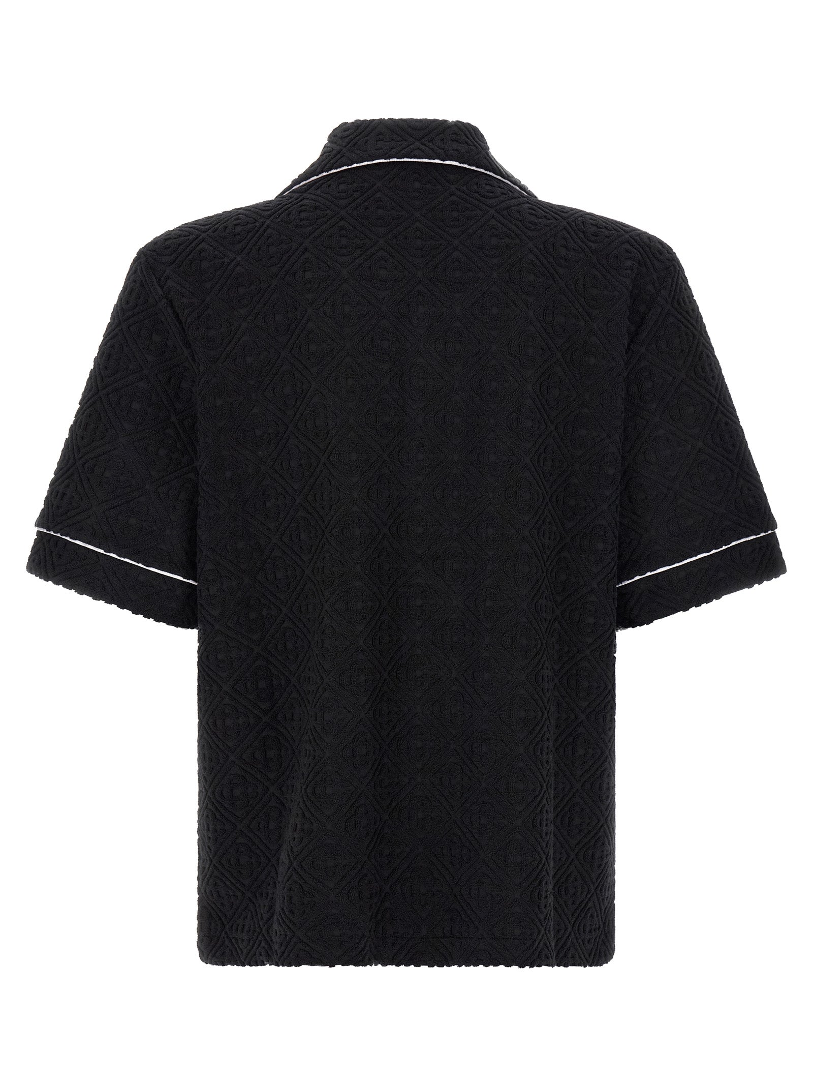 Casablanca Black Cotton Pattern Shirt