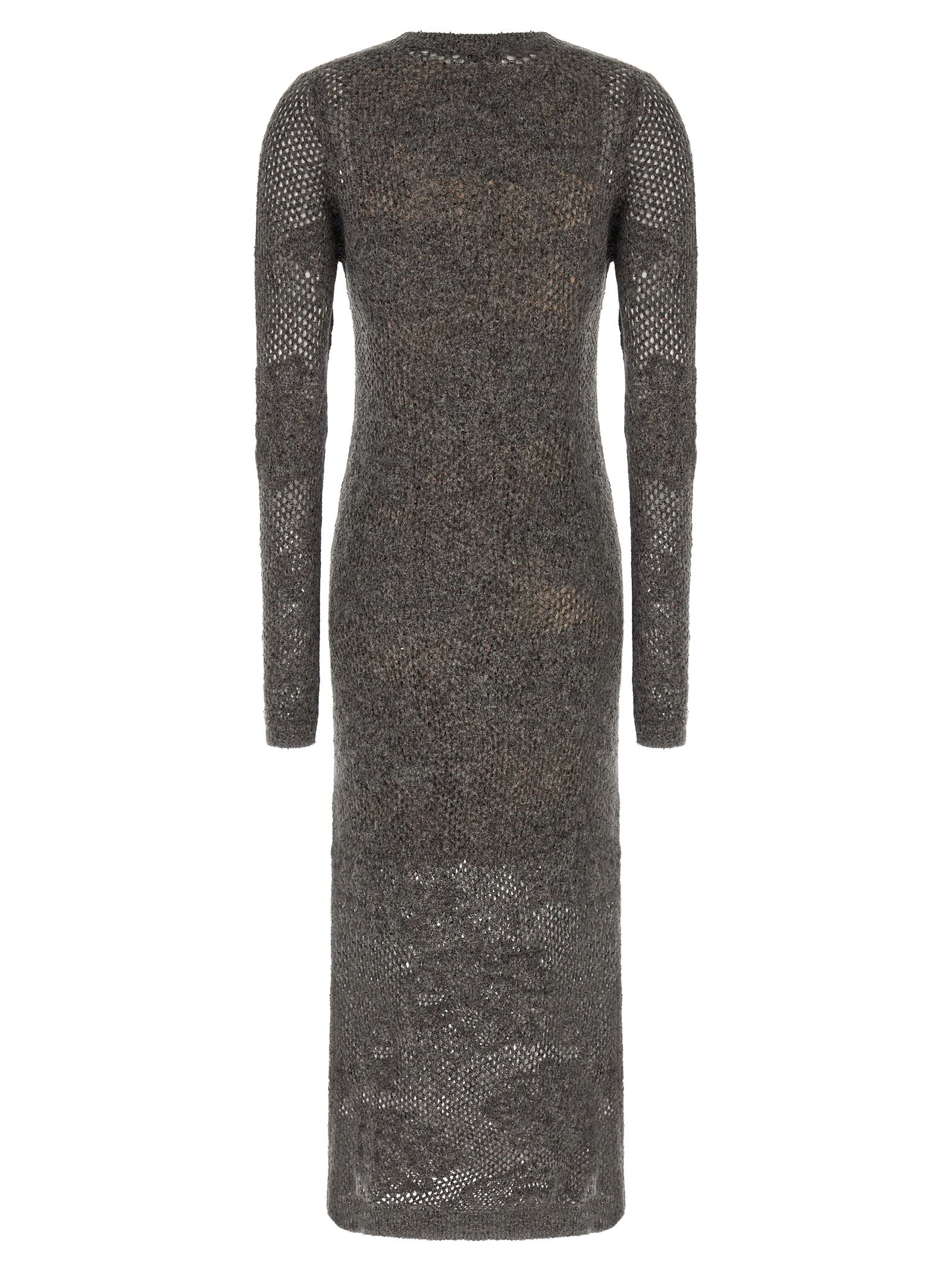 Brunello Cucinelli Gray Nylon Casual Dress