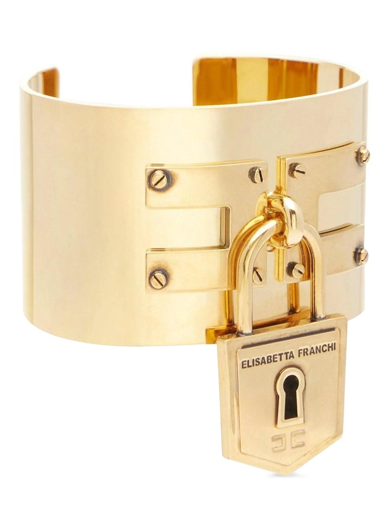 Elisabetta Franchi Gold Brass Bracelet