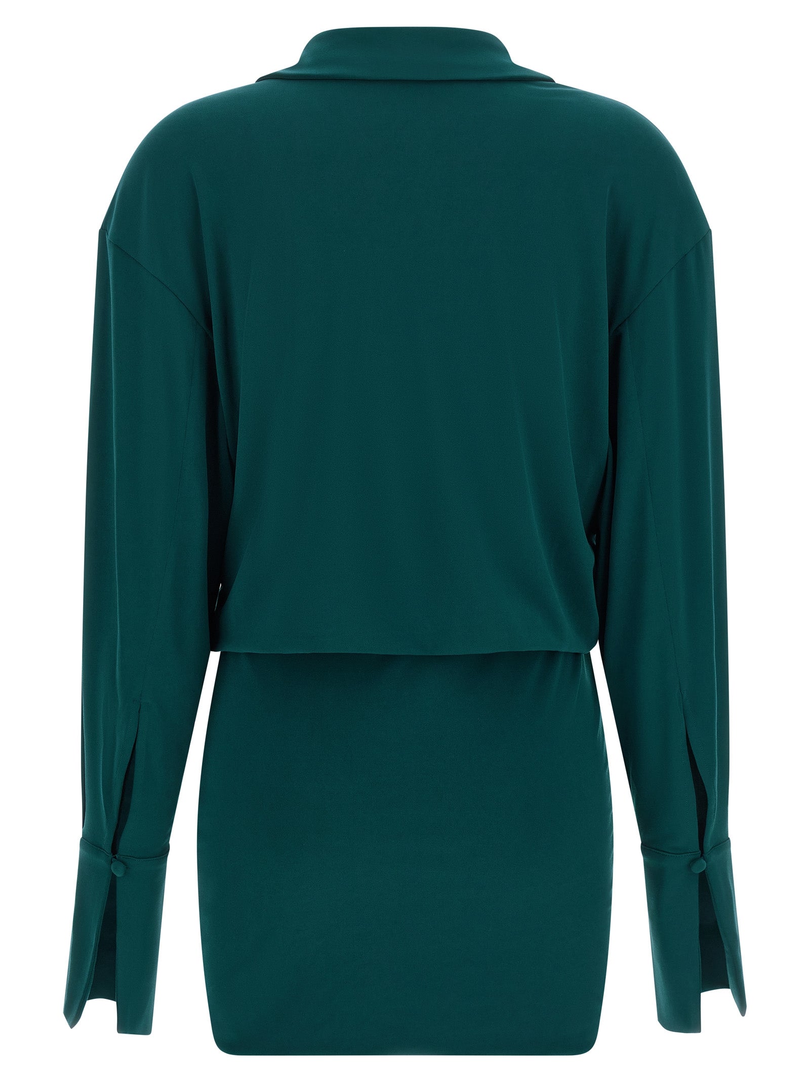 The Andamane Bicolor Polyester Short Dress