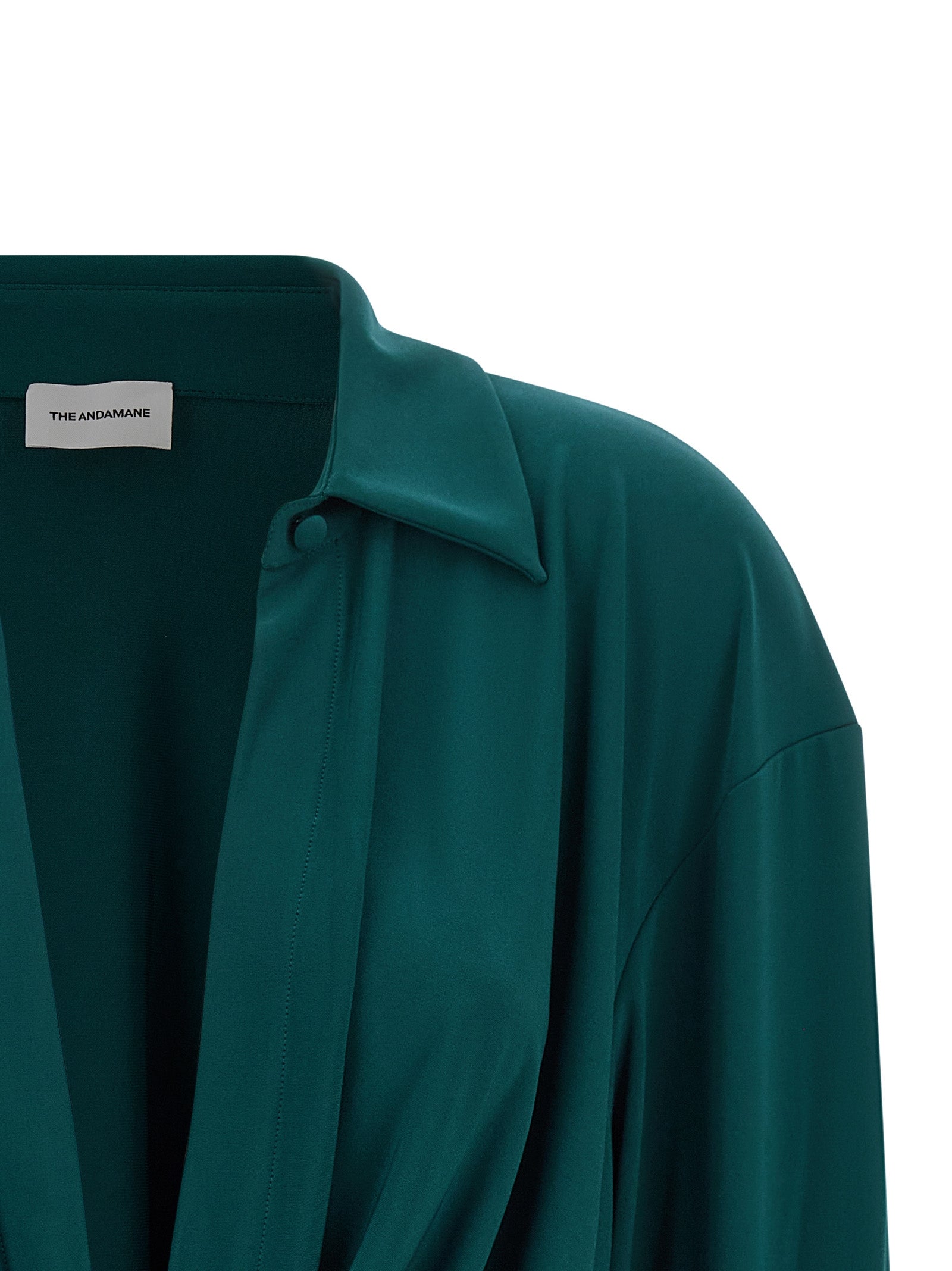 The Andamane Bicolor Polyester Short Dress