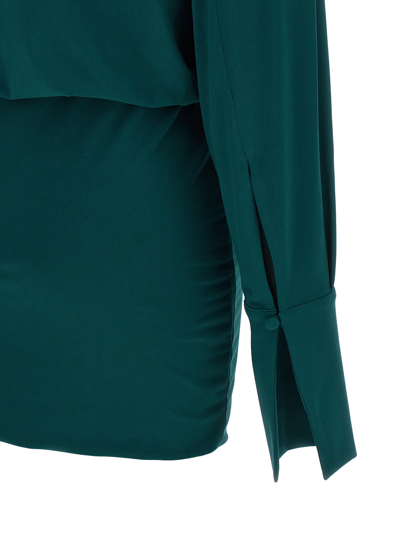 The Andamane Bicolor Polyester Short Dress