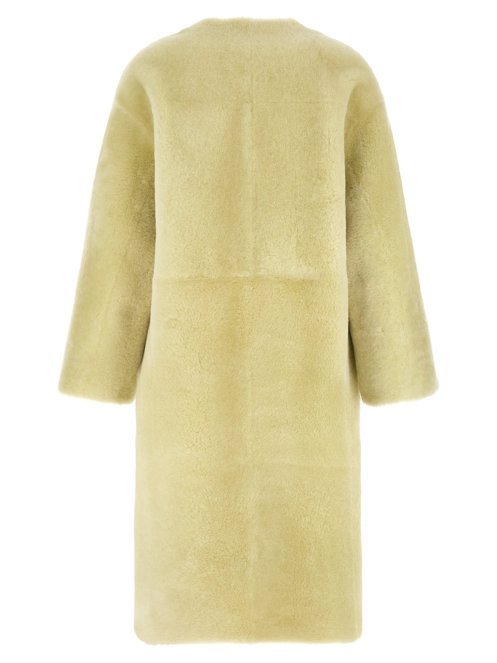 BLANCHA Bicolor Lamb Fur Coat