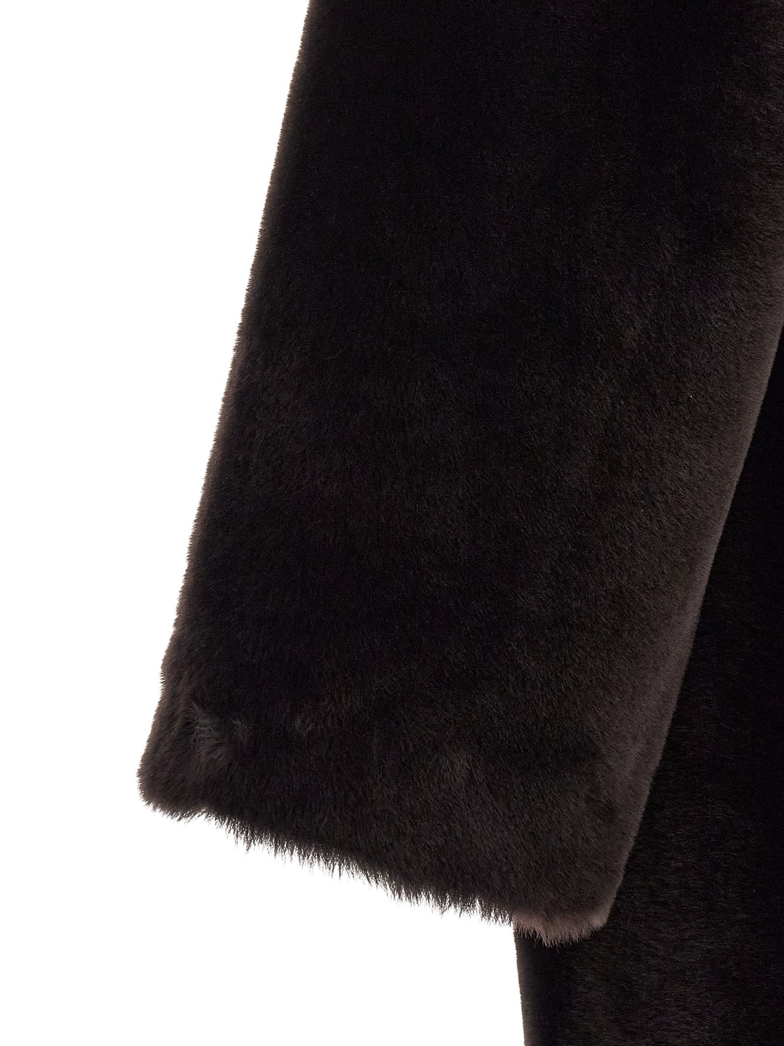 BLANCHA Brown Lamb Fur Coat