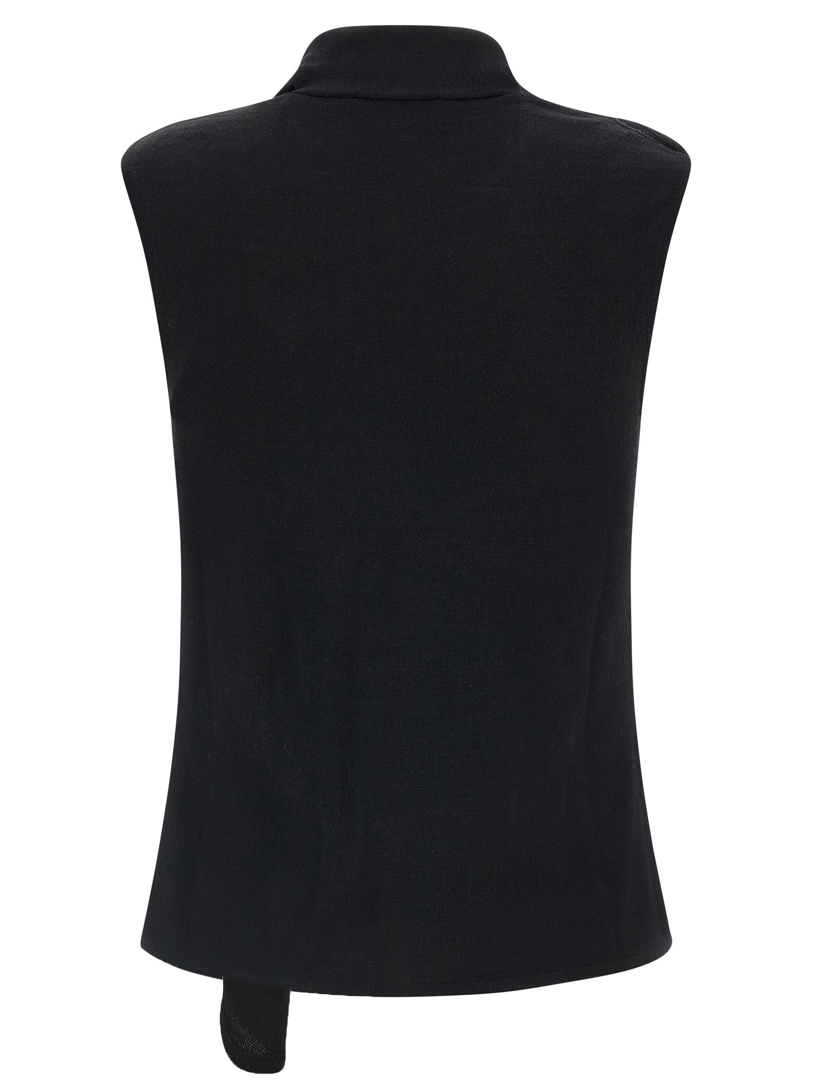 Lemaire Black Wool Sleeveless Jacket