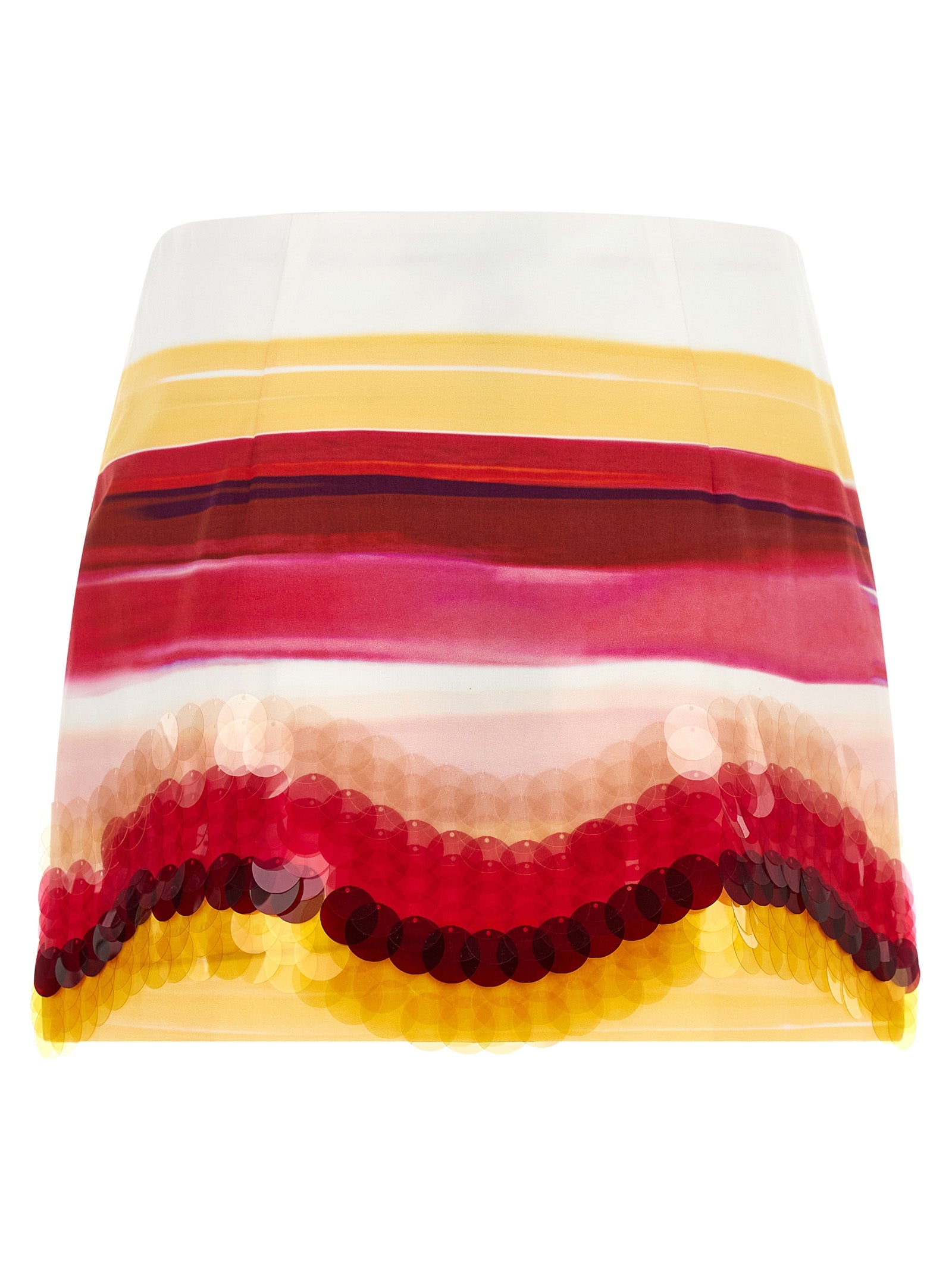 Fendi Multicolor Cotton Long Skirt