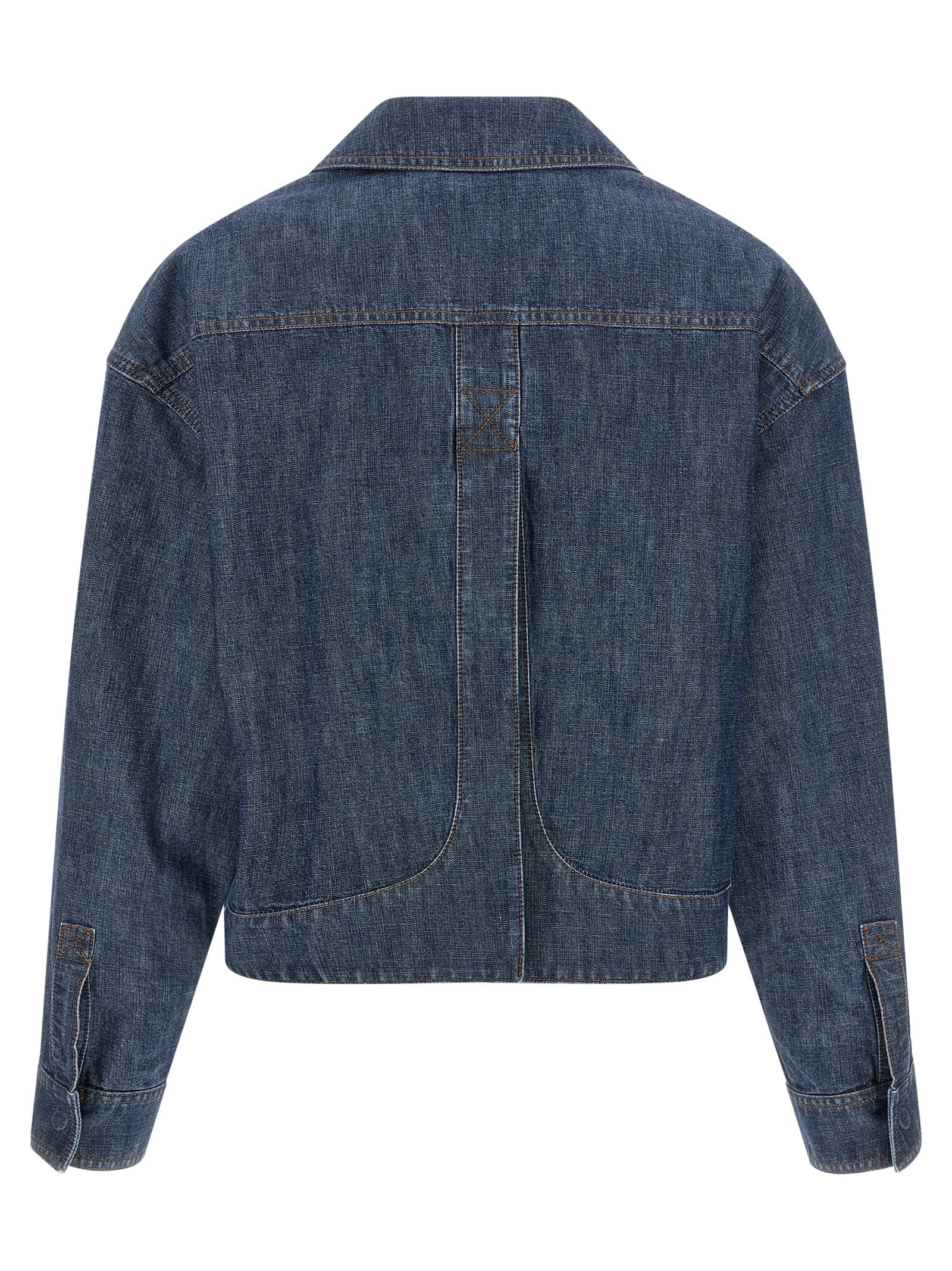 Fendi Blue Cotton Denim Jacket