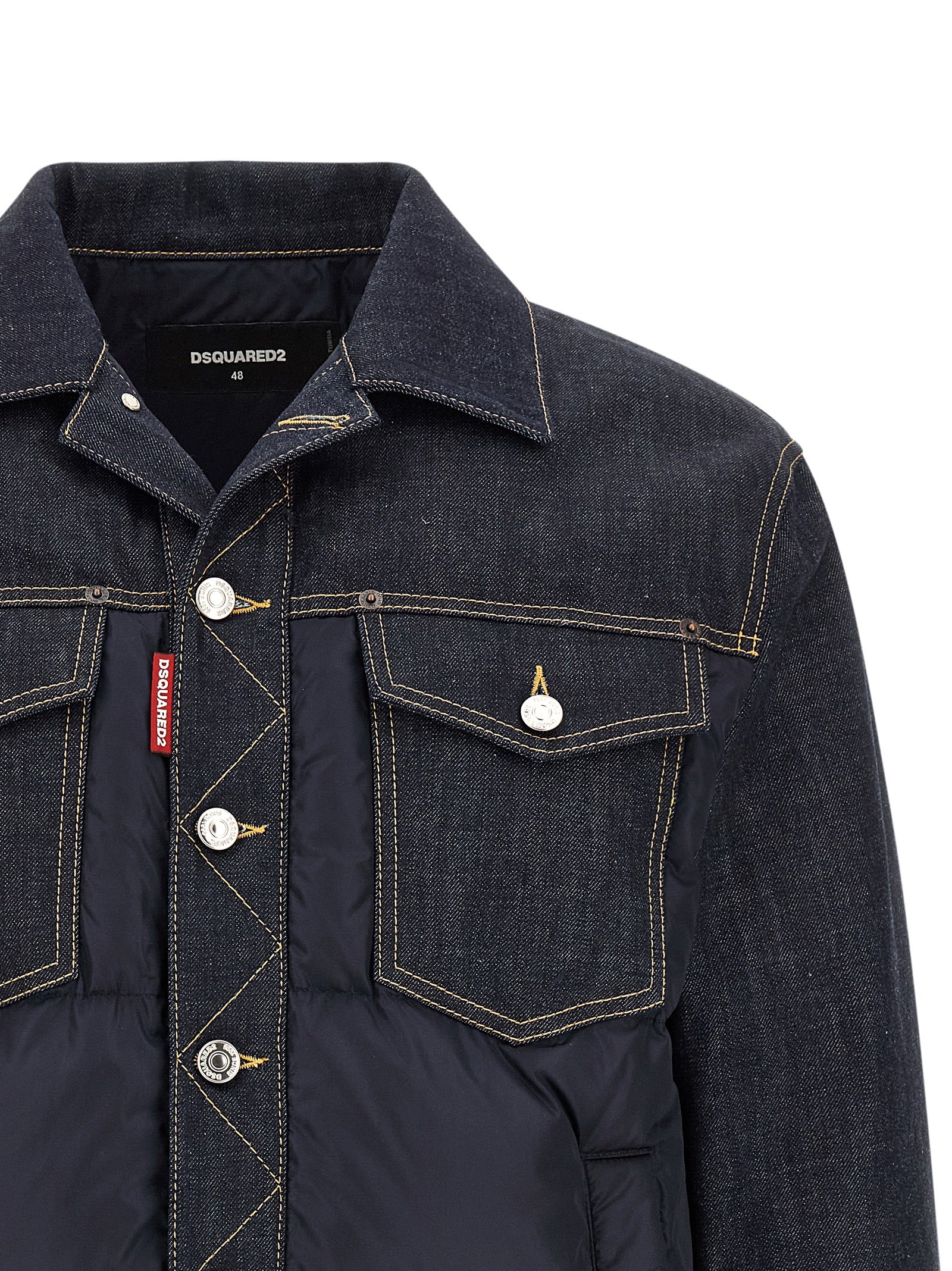 Dsquared² Blue Cotton Denim Jacket