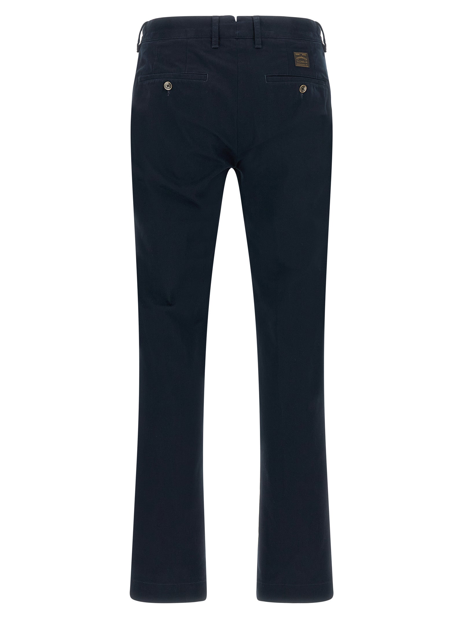 Incotex Blue Cotton Casual Pants