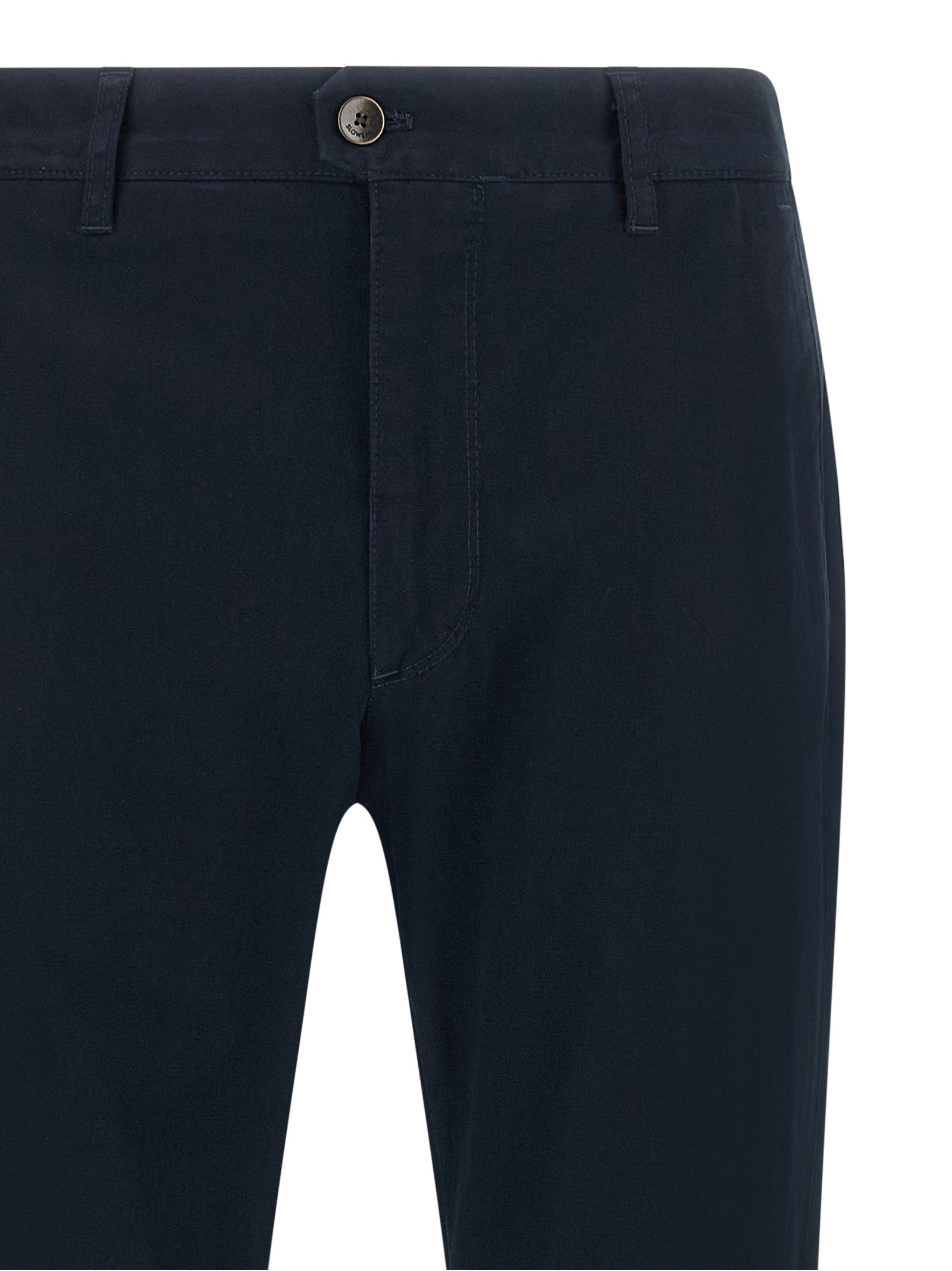 Incotex Blue Cotton Casual Pants