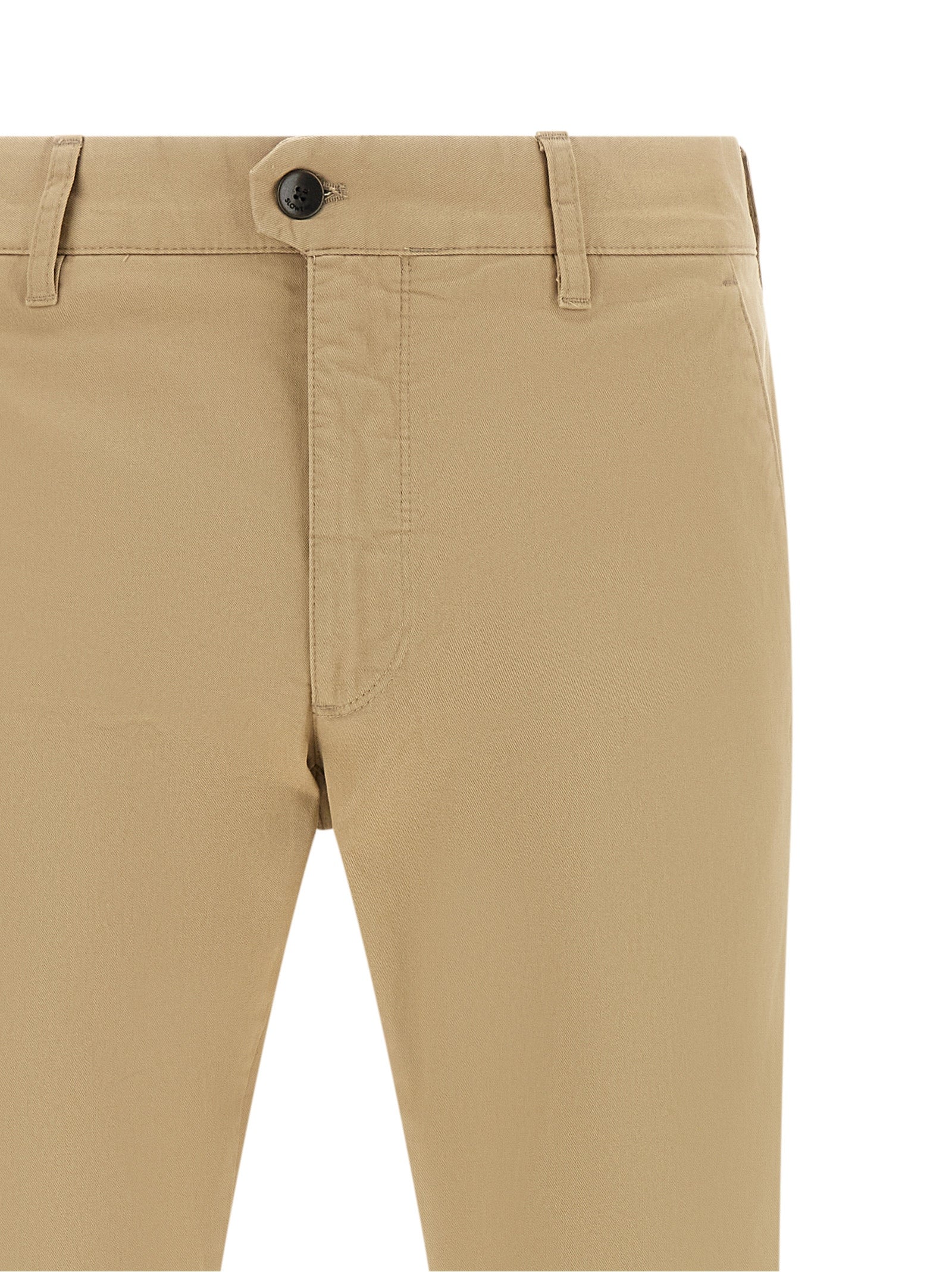 Incotex Beige Cotton Chino Pants