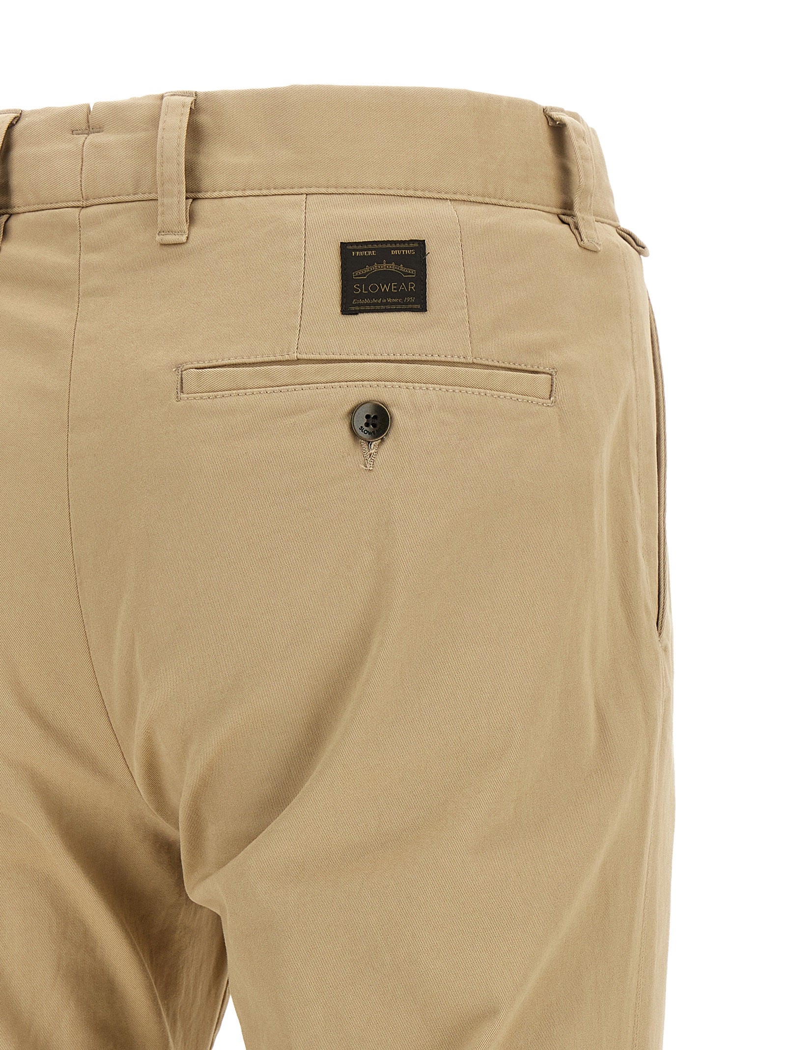 Incotex Beige Cotton Chino Pants