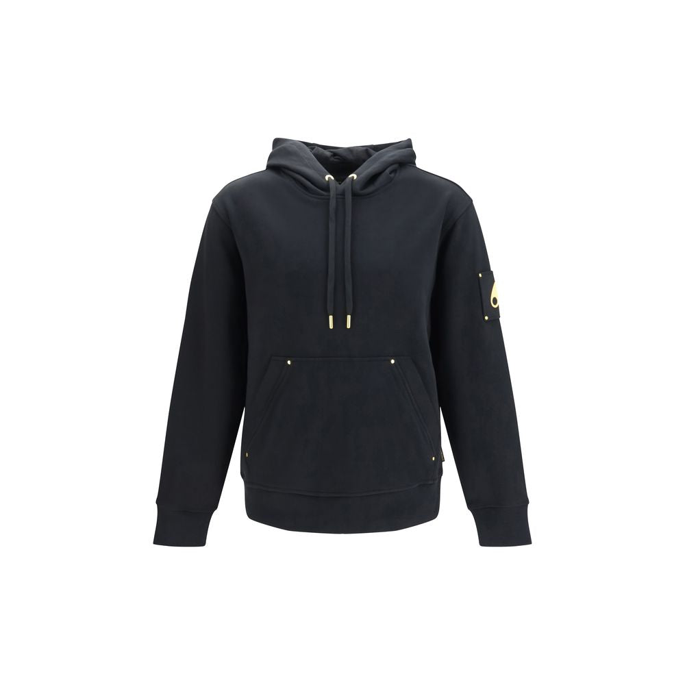 Moose Knuckles Black Cotton Sweatshirt
