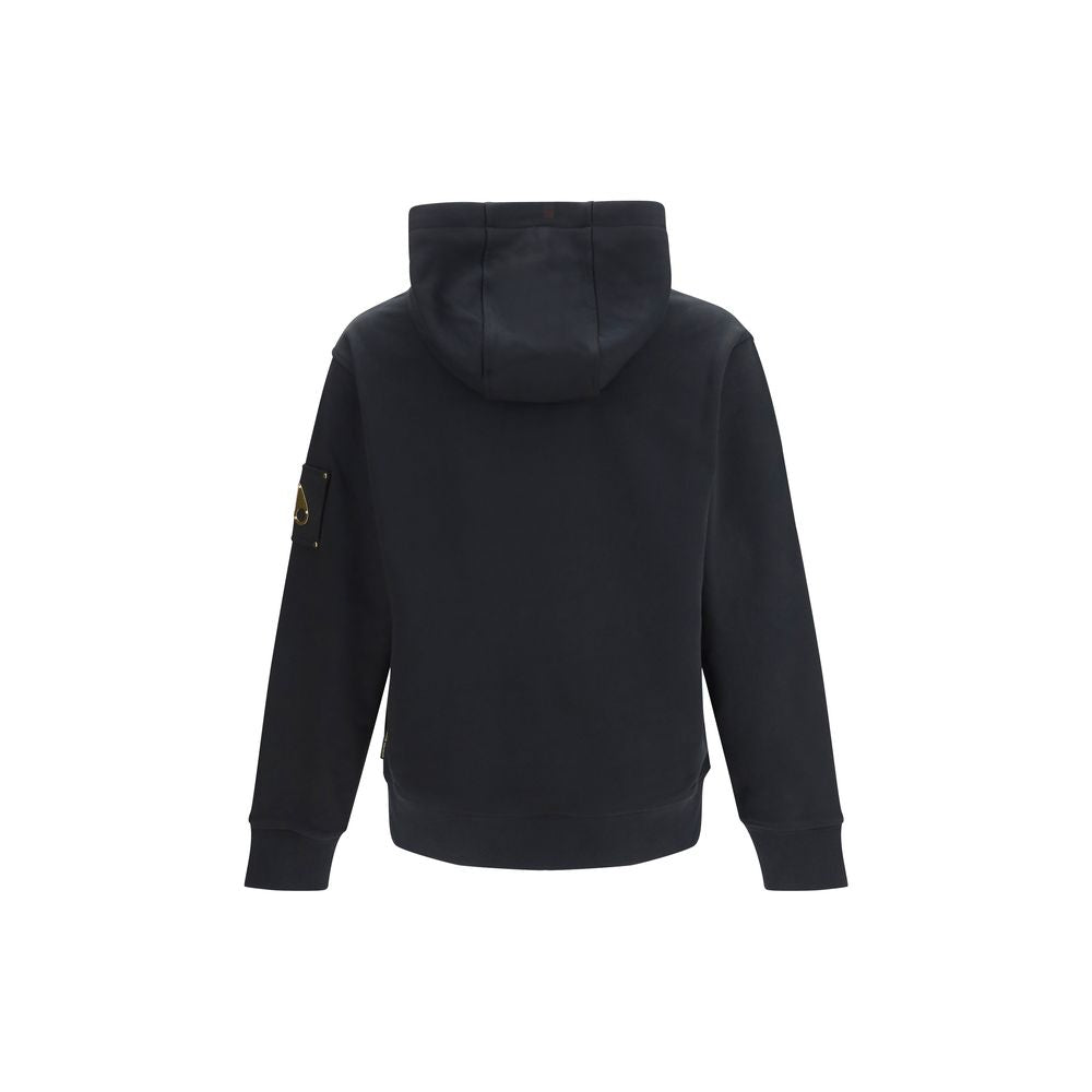 Moose Knuckles Black Cotton Sweatshirt