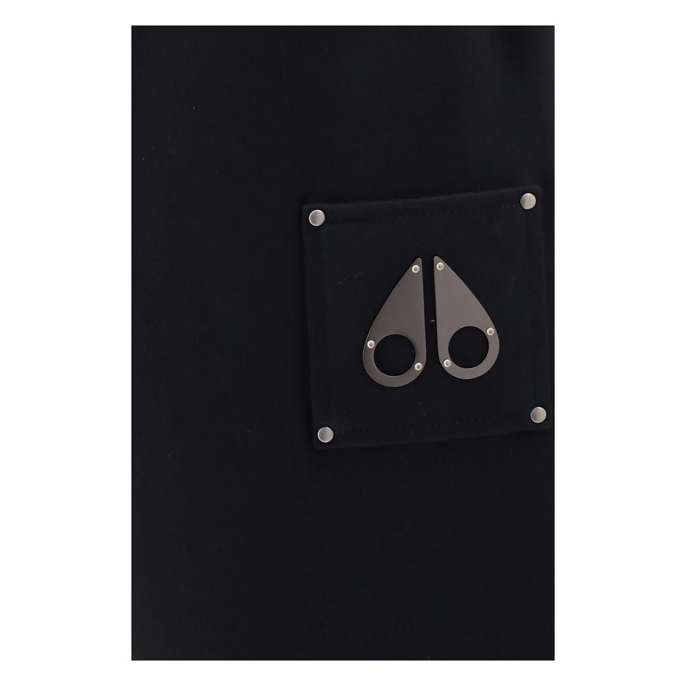 Moose Knuckles Black Cotton Casual Pants