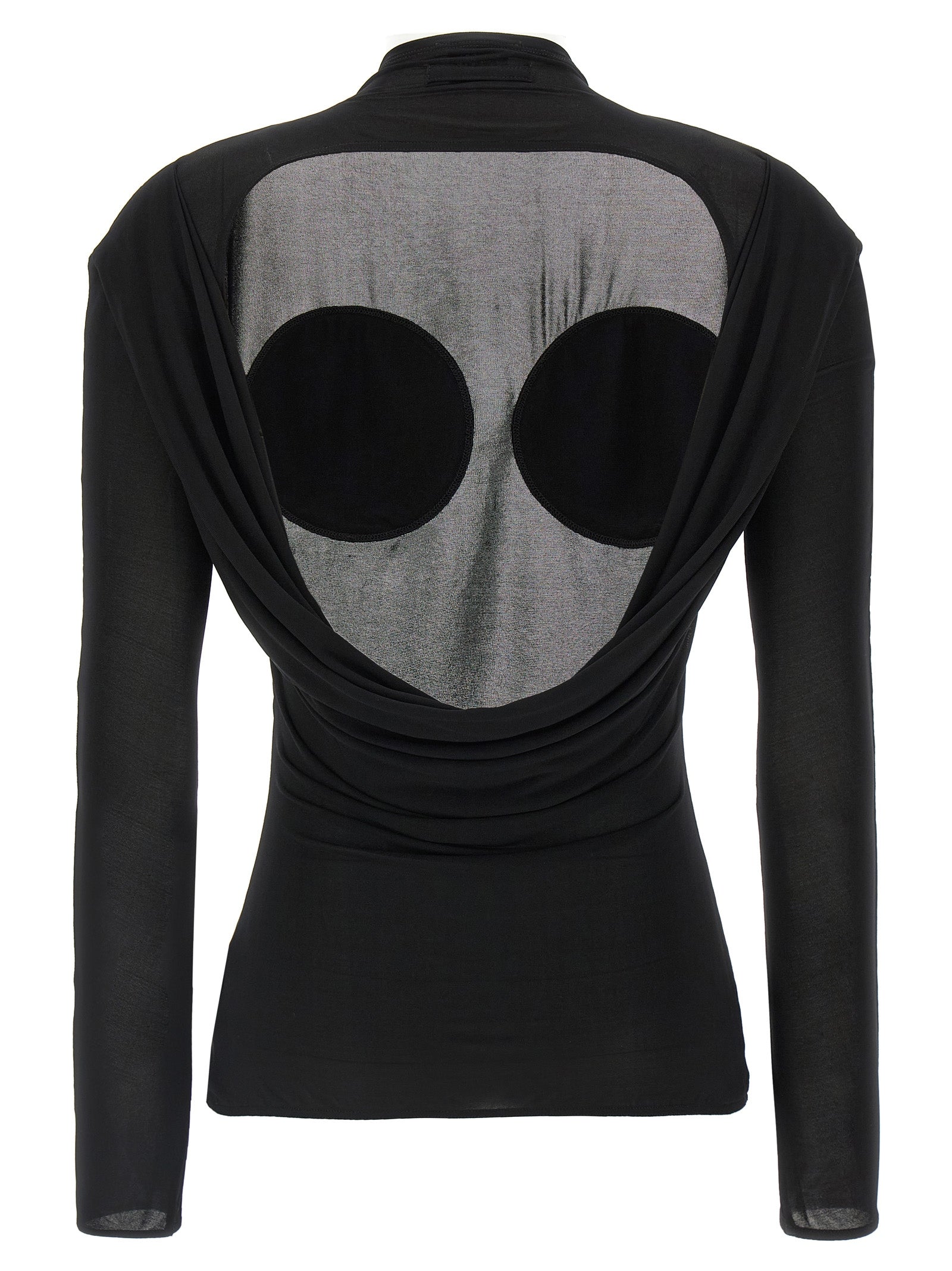 Jean Paul Gaultier Black Viscose Cardigan