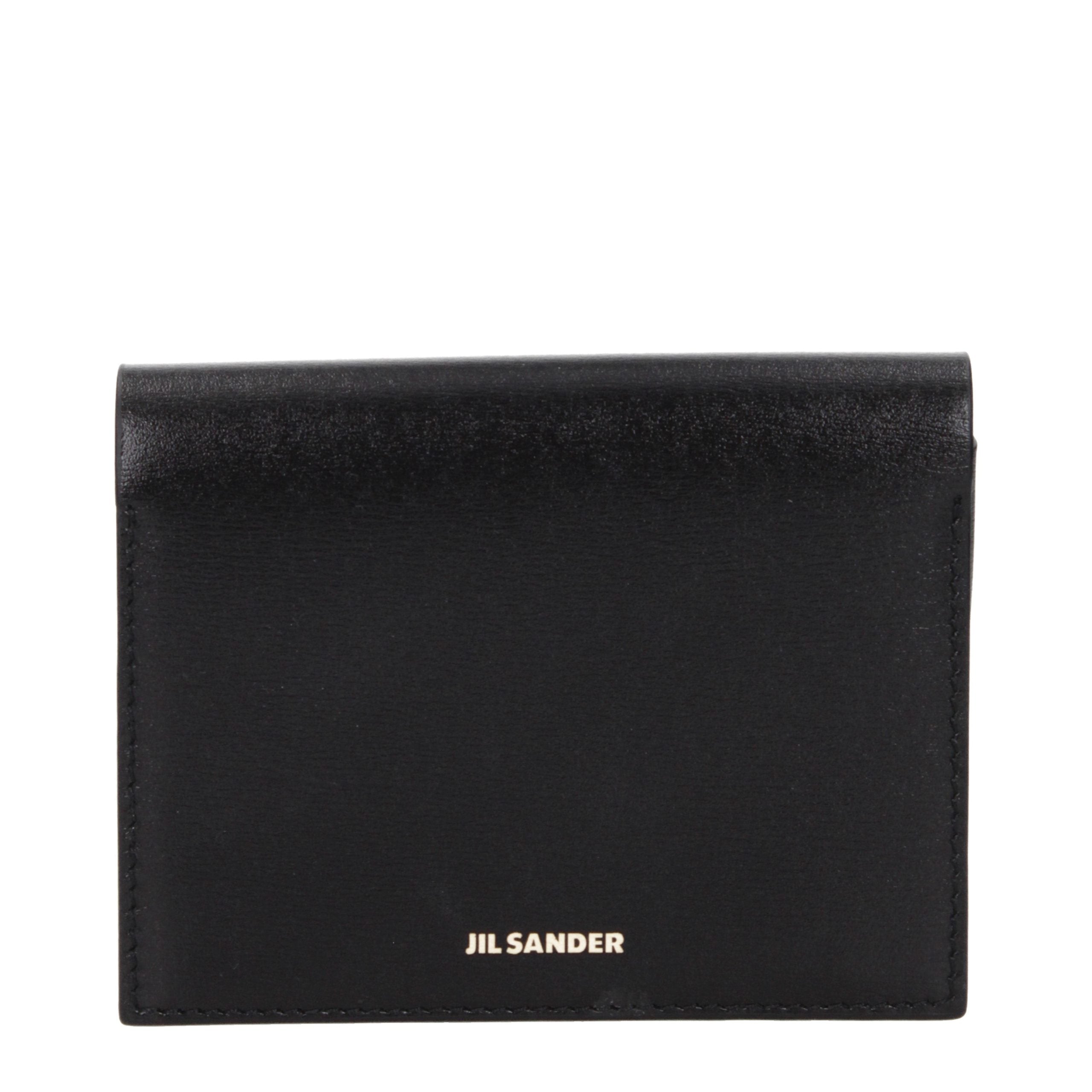 Jil Sander Black Leather Cardholder