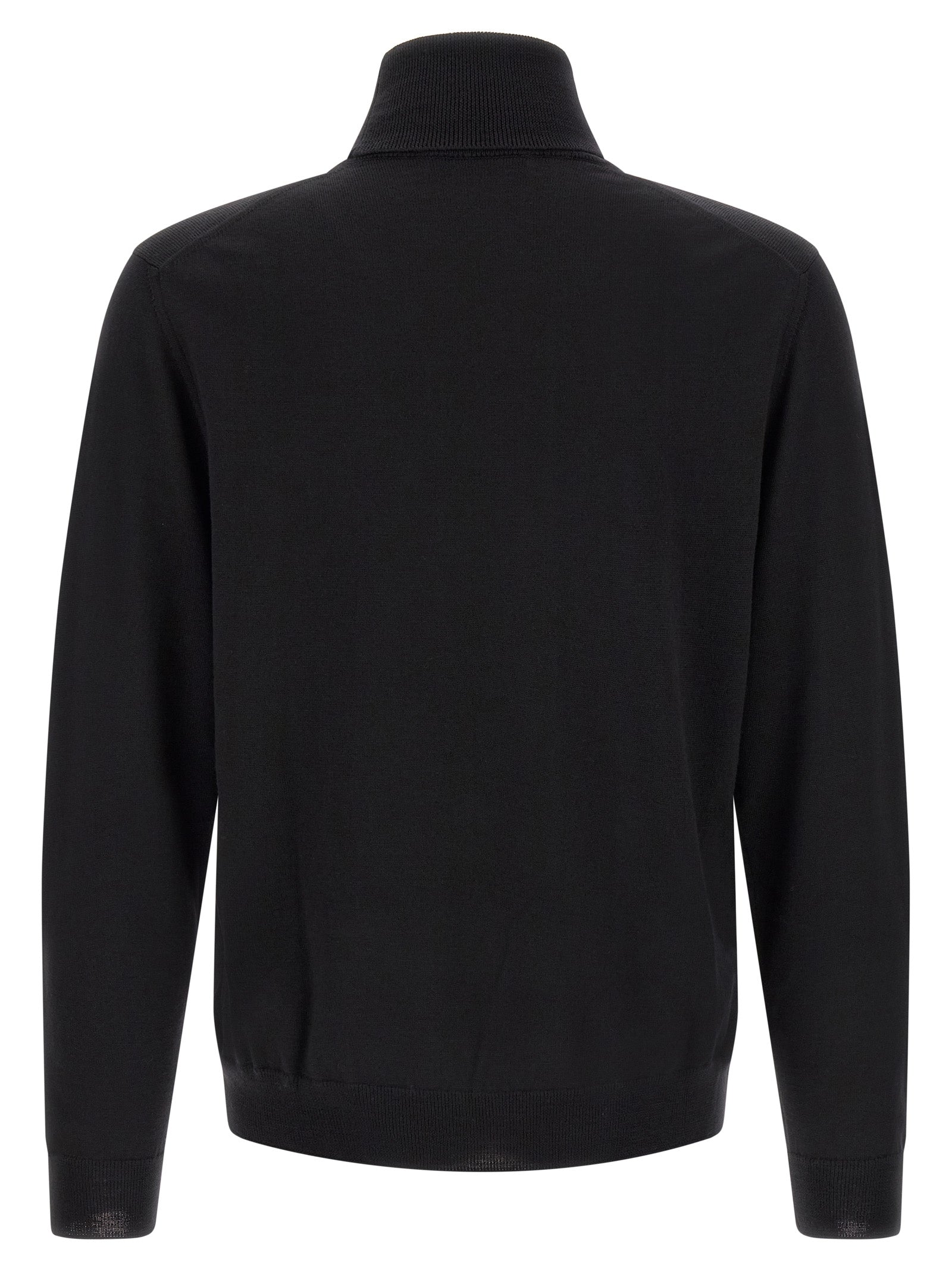 ZANONE Black Virgin Wool Cardigan