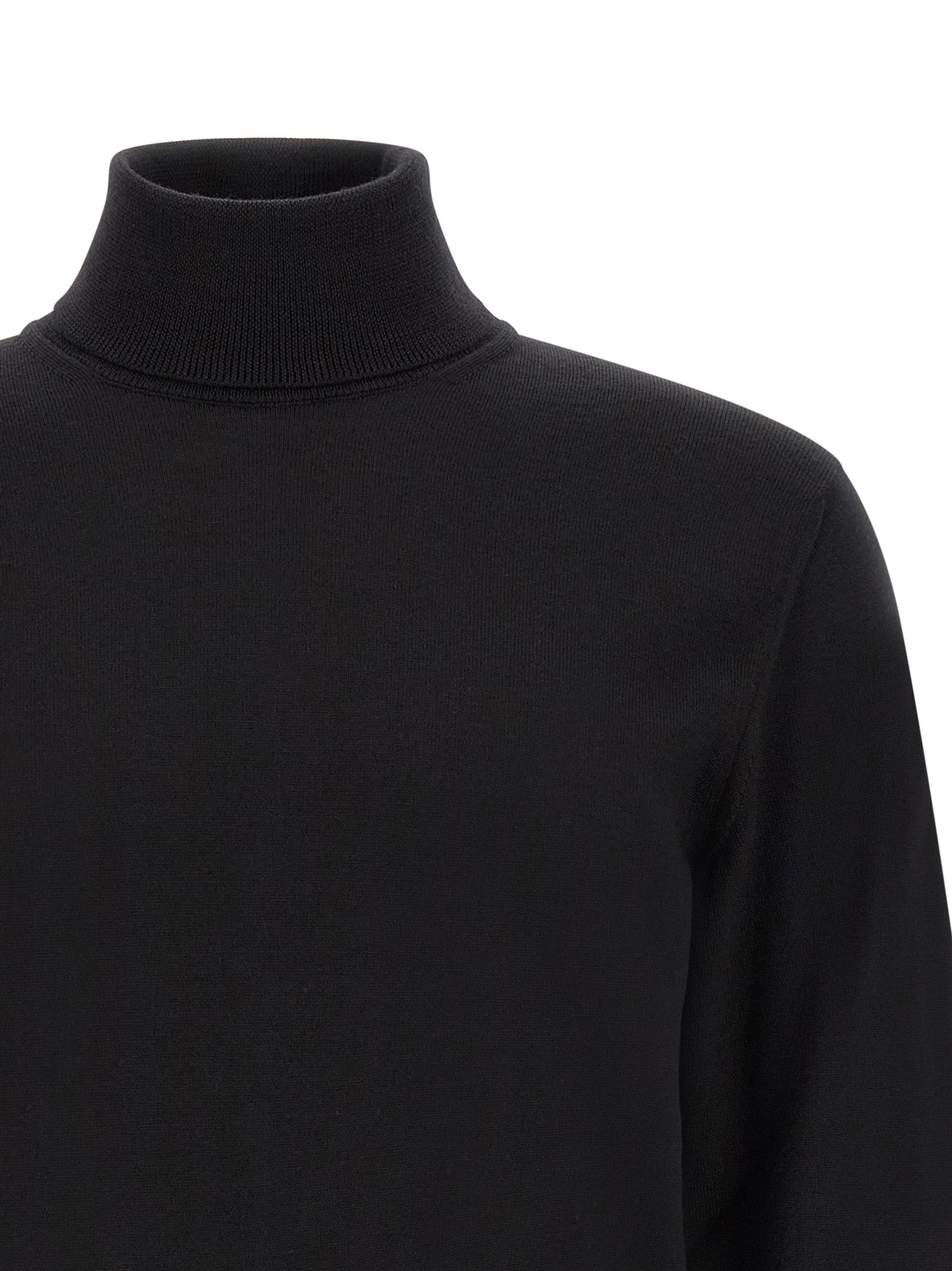ZANONE Black Virgin Wool Cardigan