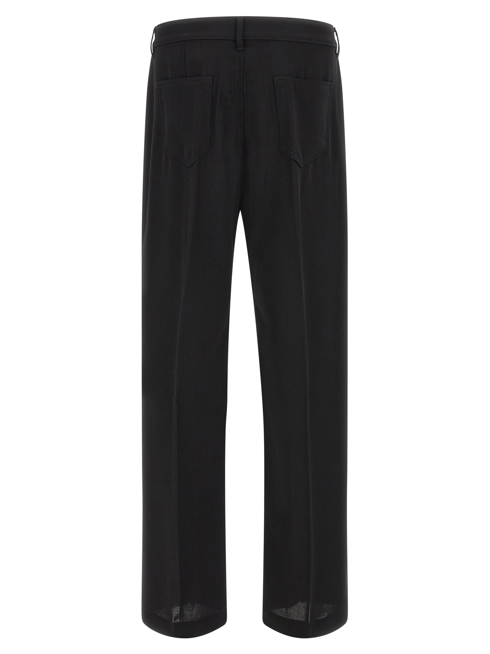 Rick Owens Black Cotton Relaxed Fit Jeans
