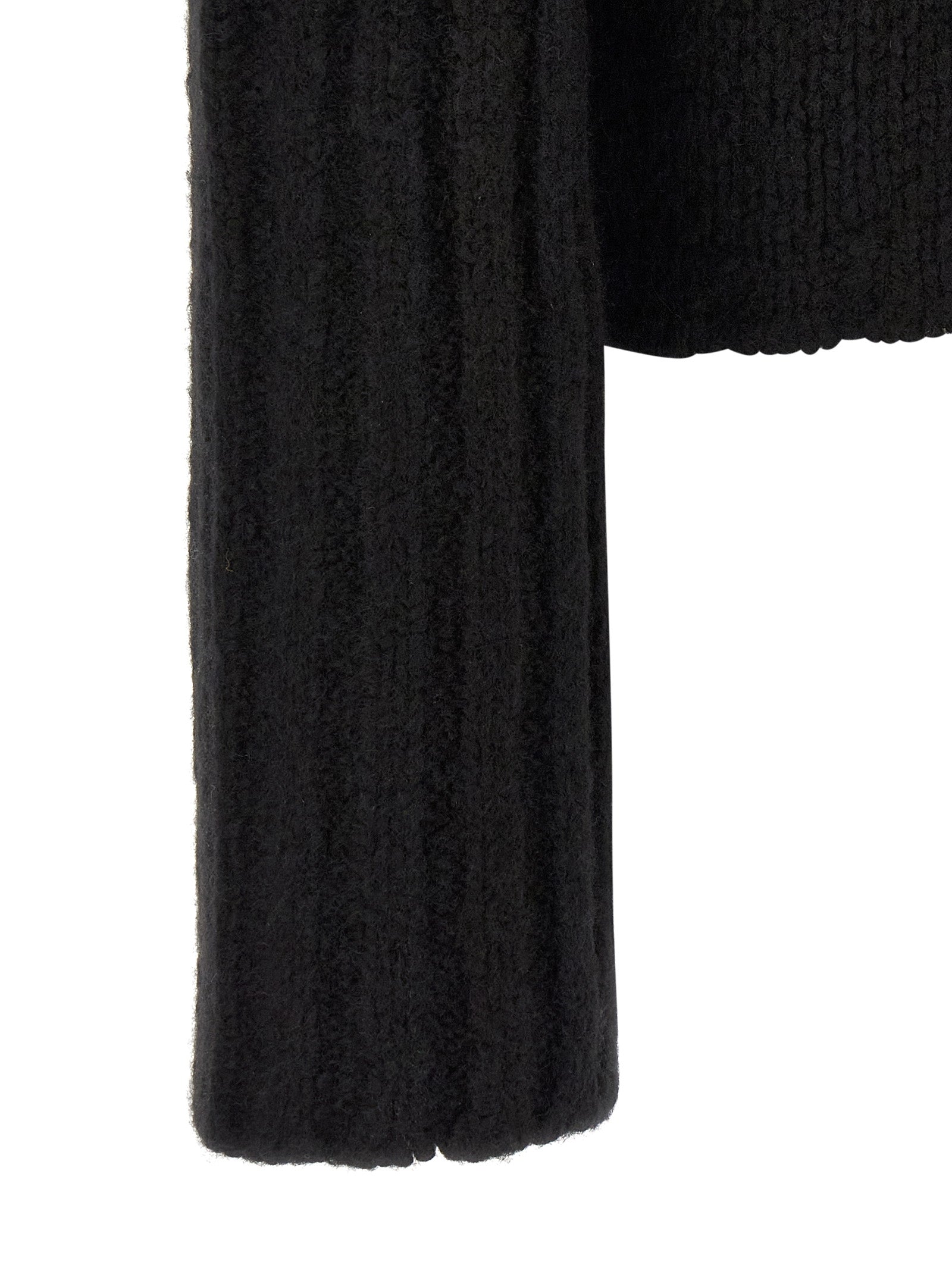 Rick Owens Black Cashmere Cardigan
