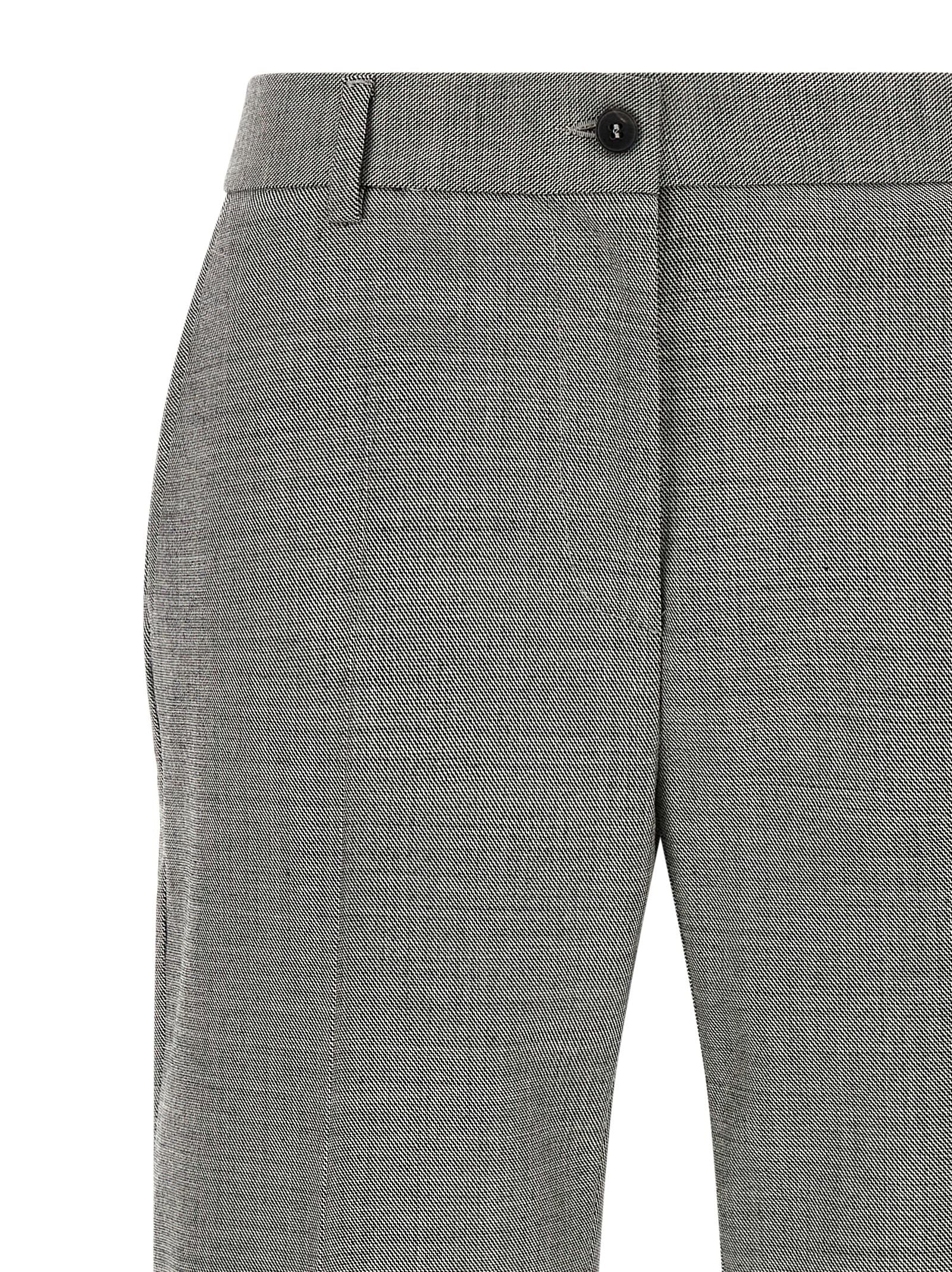 Alberto Biani Gray Wool Flared Pants