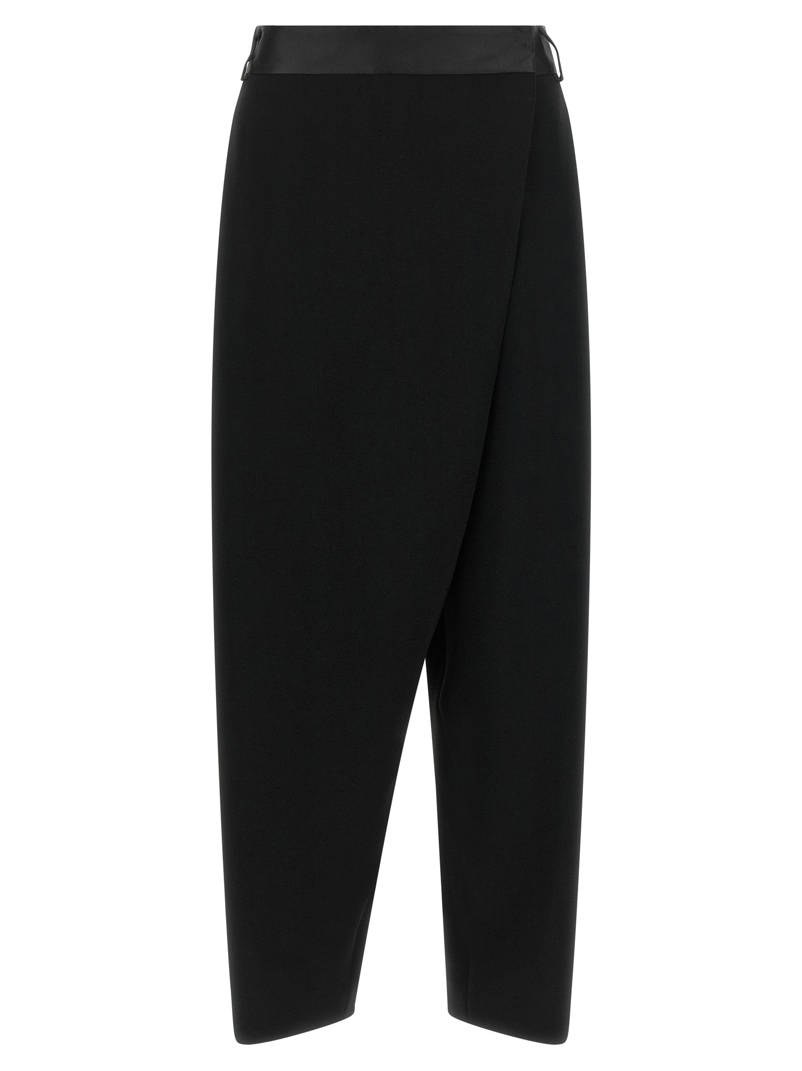 Alberto Biani Black Triacetate Dress Pants