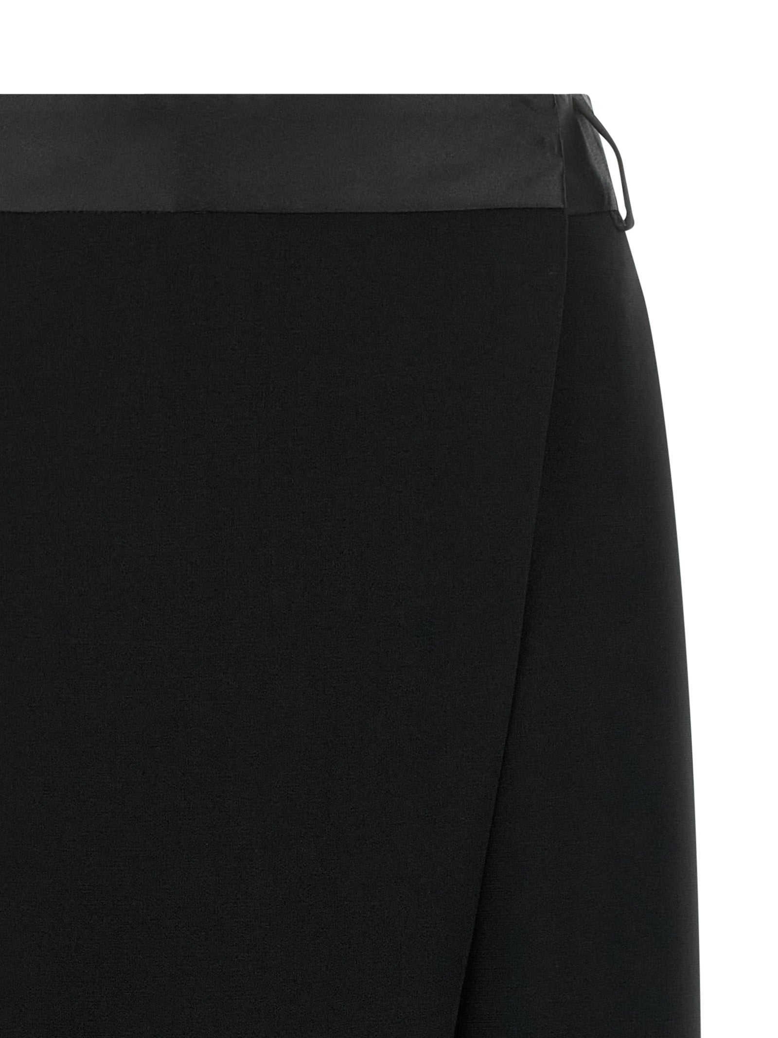 Alberto Biani Black Triacetate Dress Pants