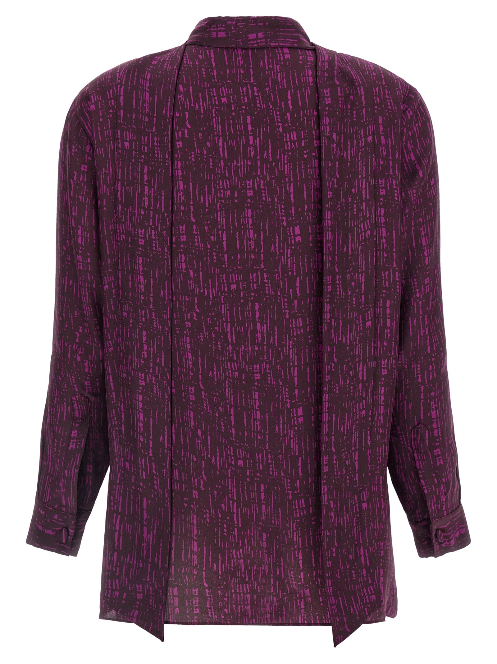 Gianluca Capannolo Purple Silk Blouse