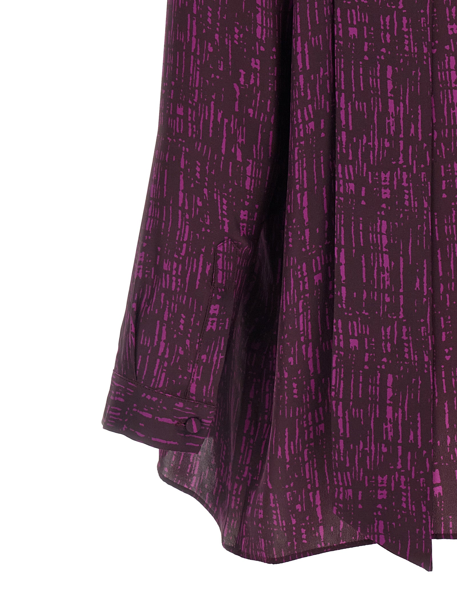 Gianluca Capannolo Purple Silk Blouse