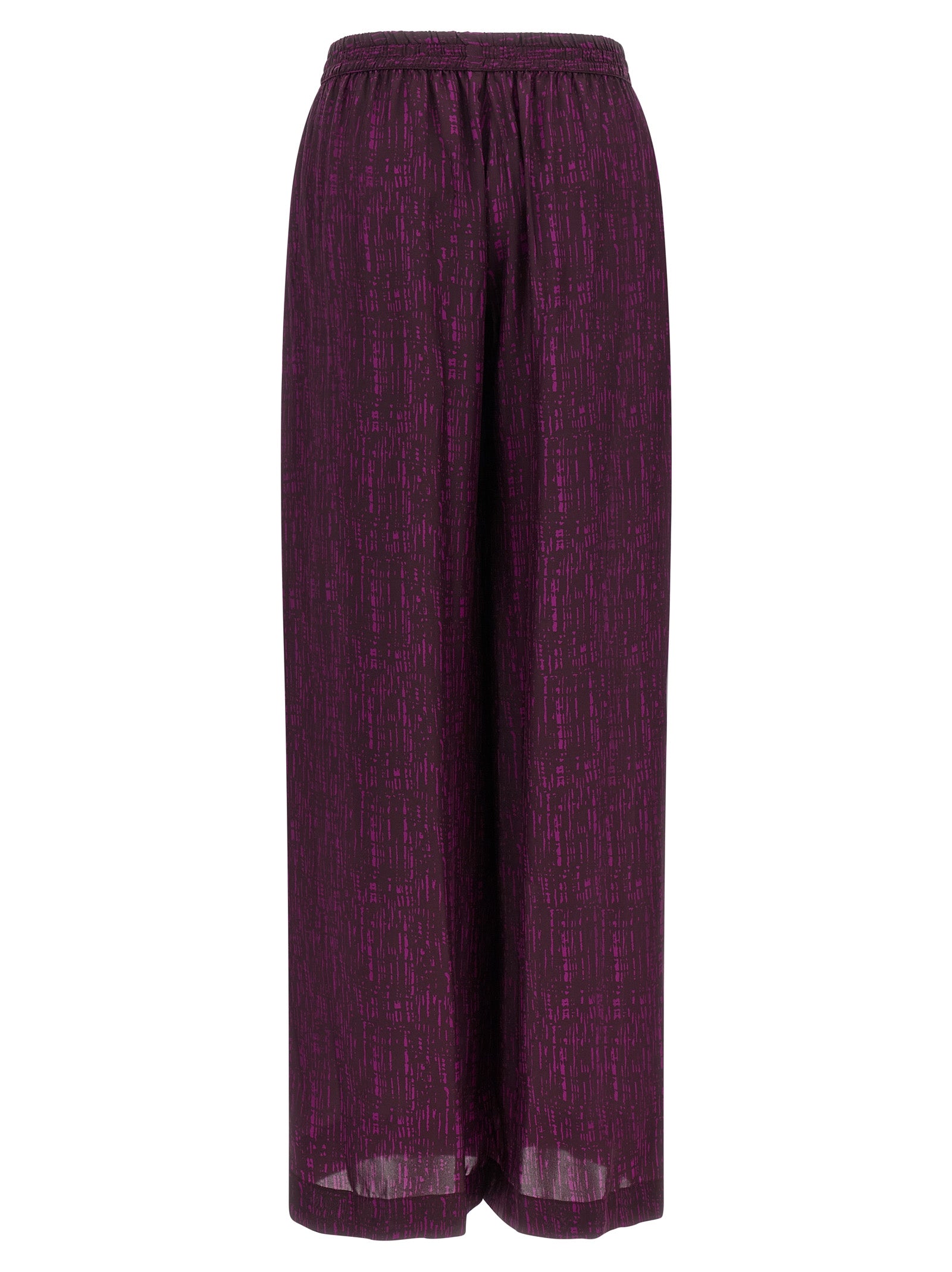 Gianluca Capannolo Purple Viscose Casual Pants