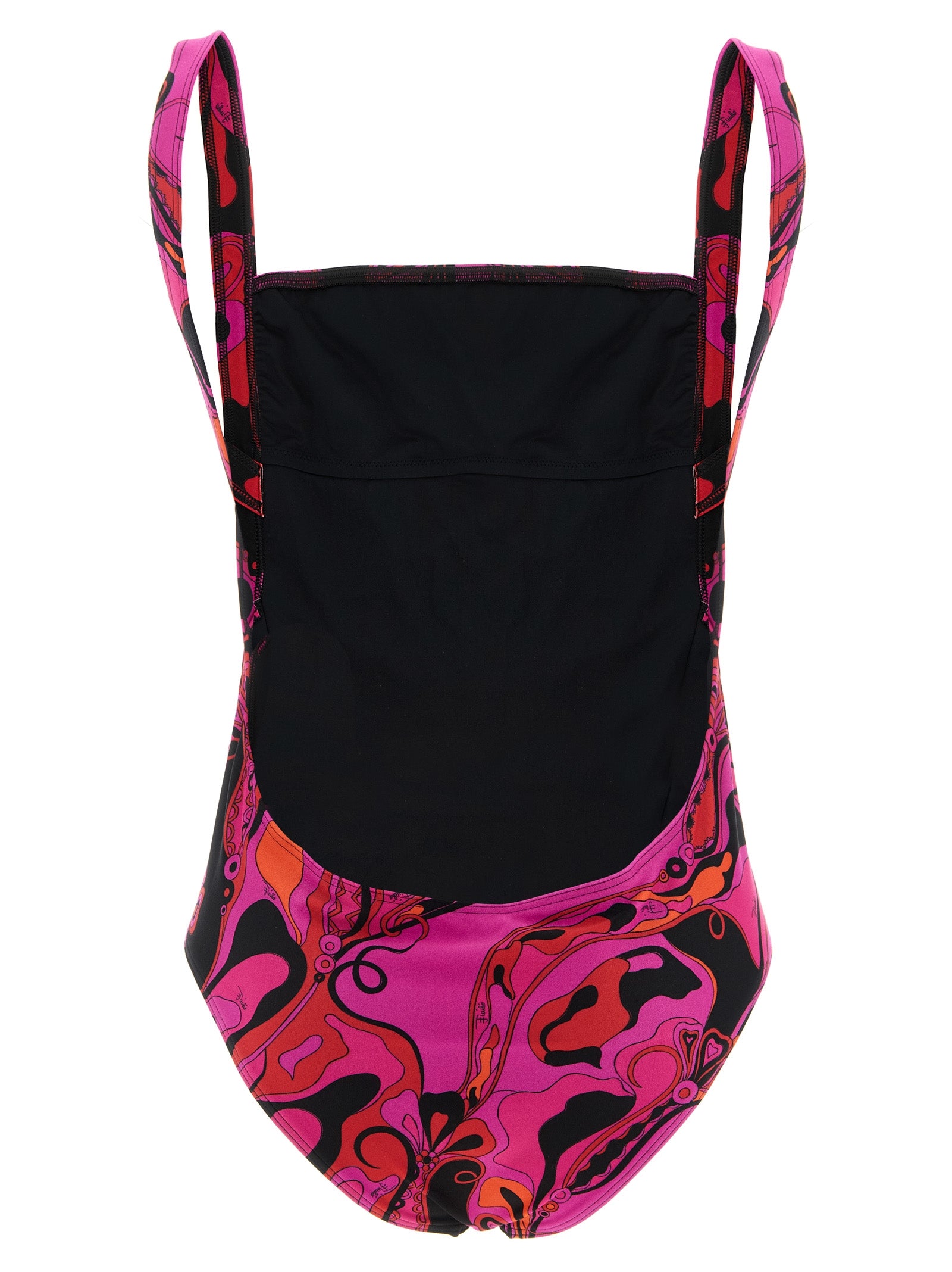 Emilio Pucci Fuchsia Polyamide One-Piece Swimsuit