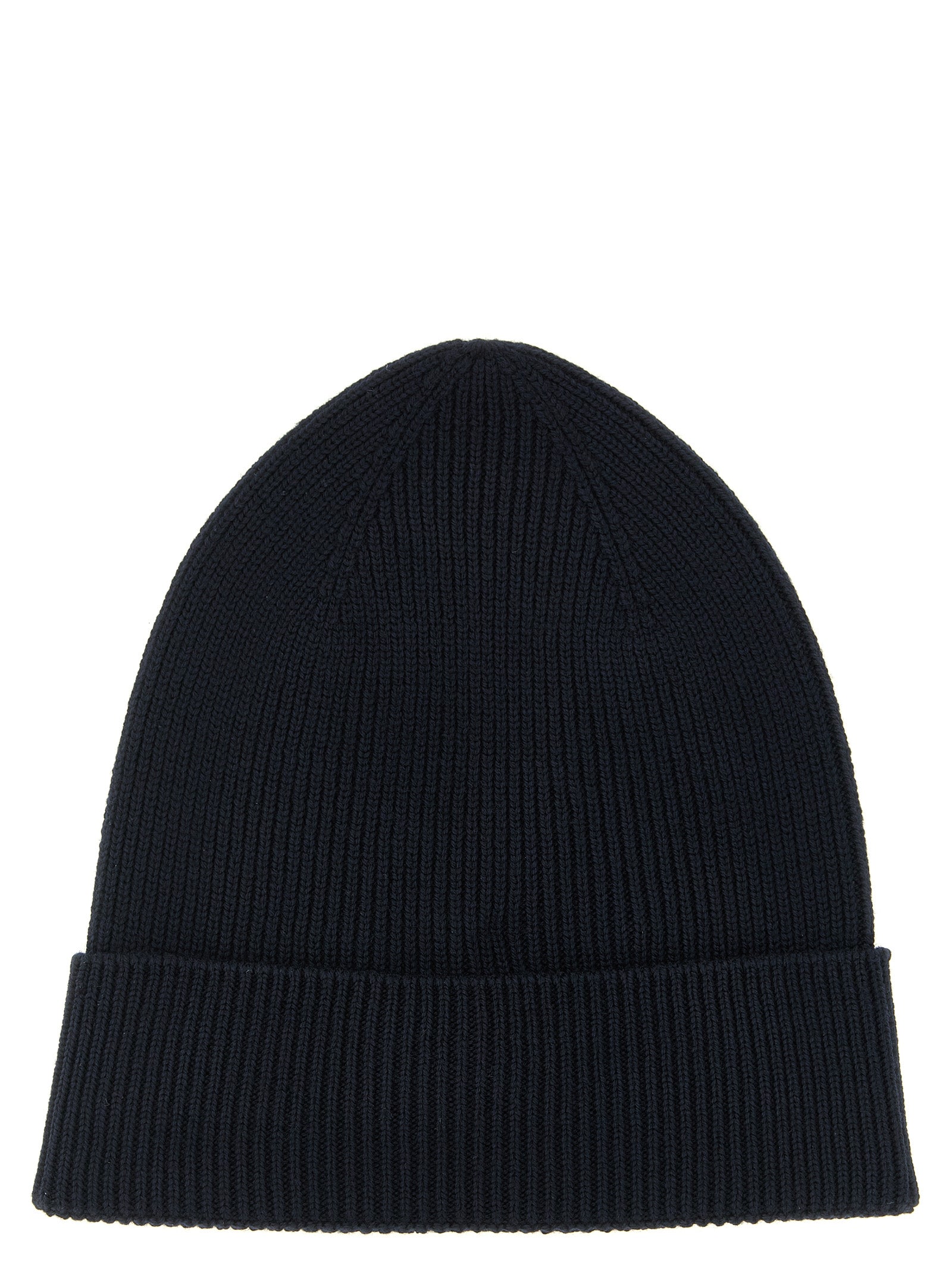Moncler Blue Virgin Wool Beanie