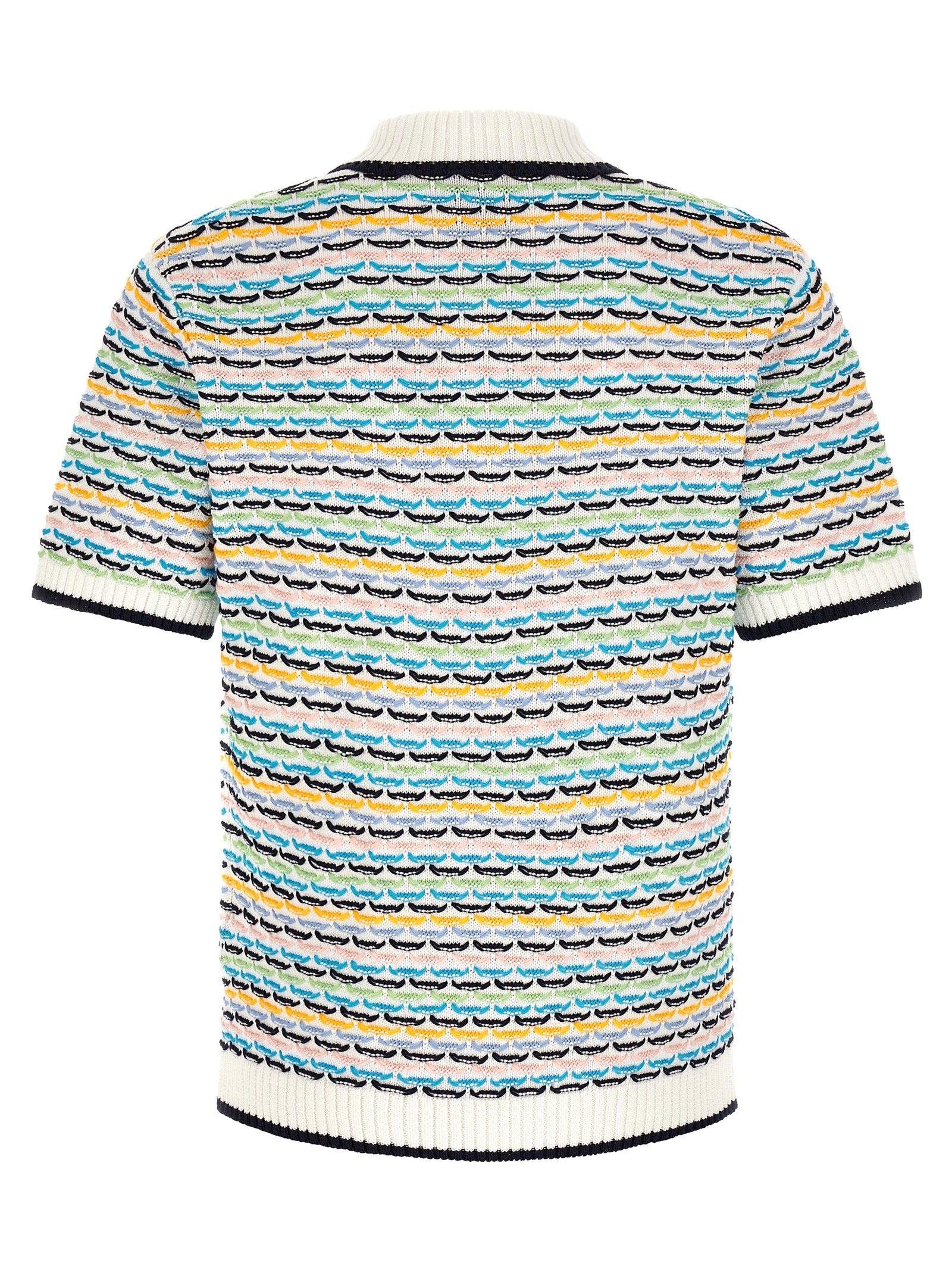 Casablanca Multicolor Cotton Polo Shirt