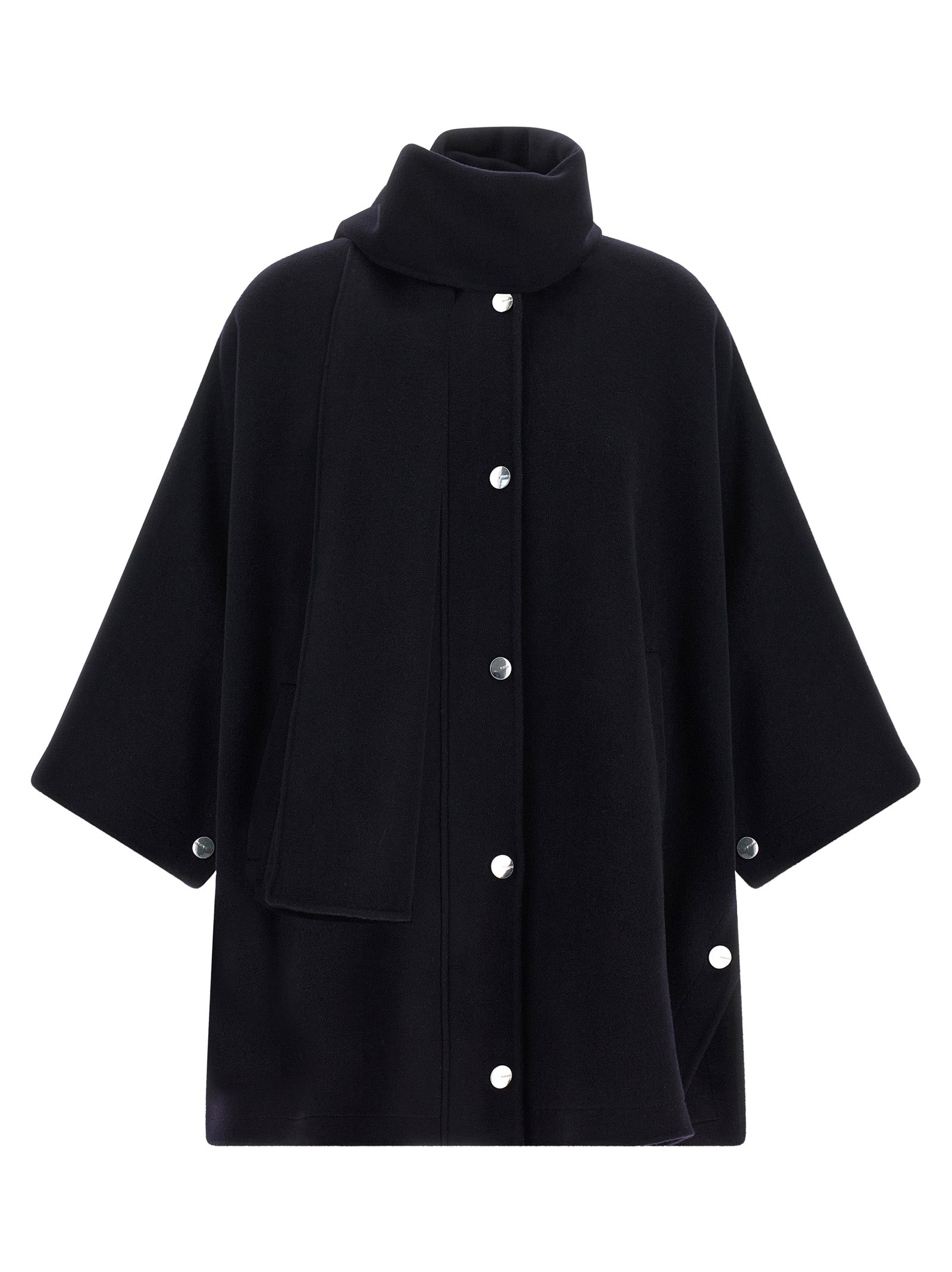 PINKO Blue Wool Coat