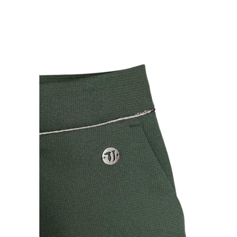 Trussardi Jeans Green Polyester Women Pants