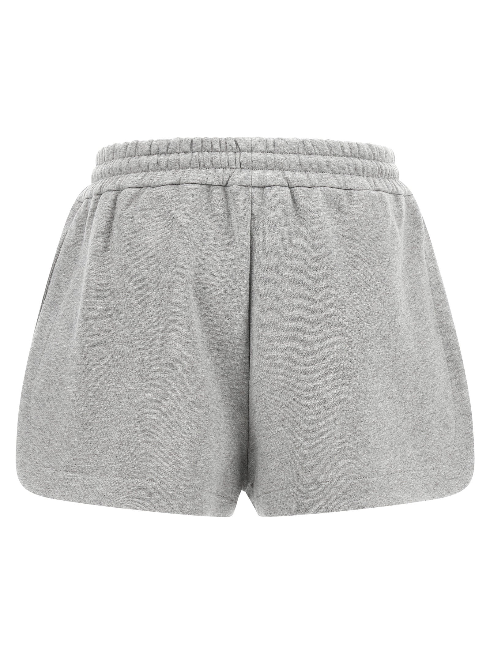 Fendi Gray Cotton Bermuda Shorts