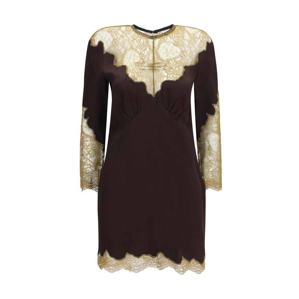 The Attico Multicolor Acetate Casual Dress