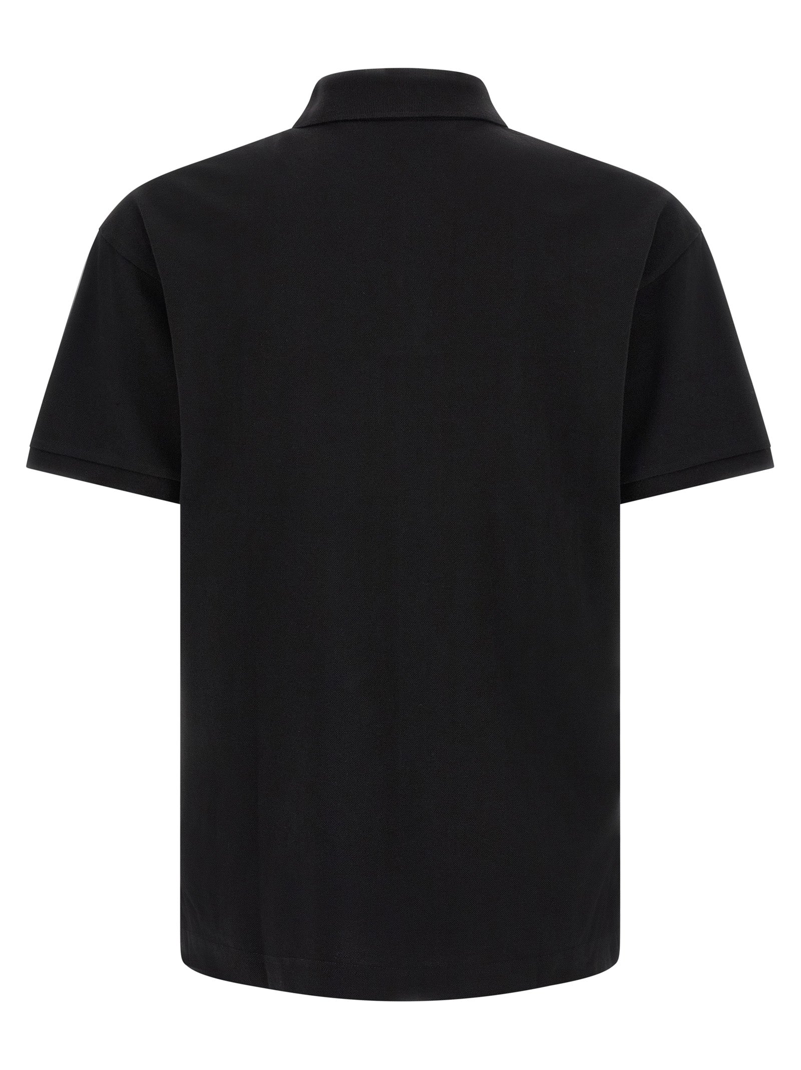 Palm Angels Black Cotton Polo Shirt