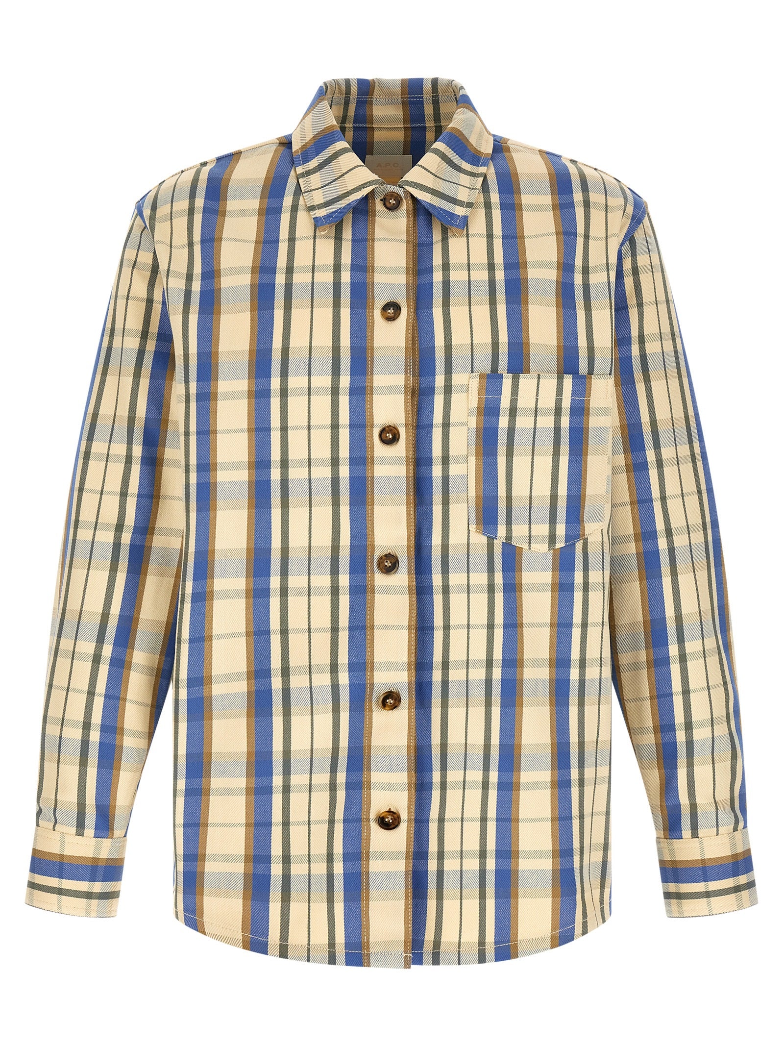 A.P.C. Bicolor Cotton Blouse