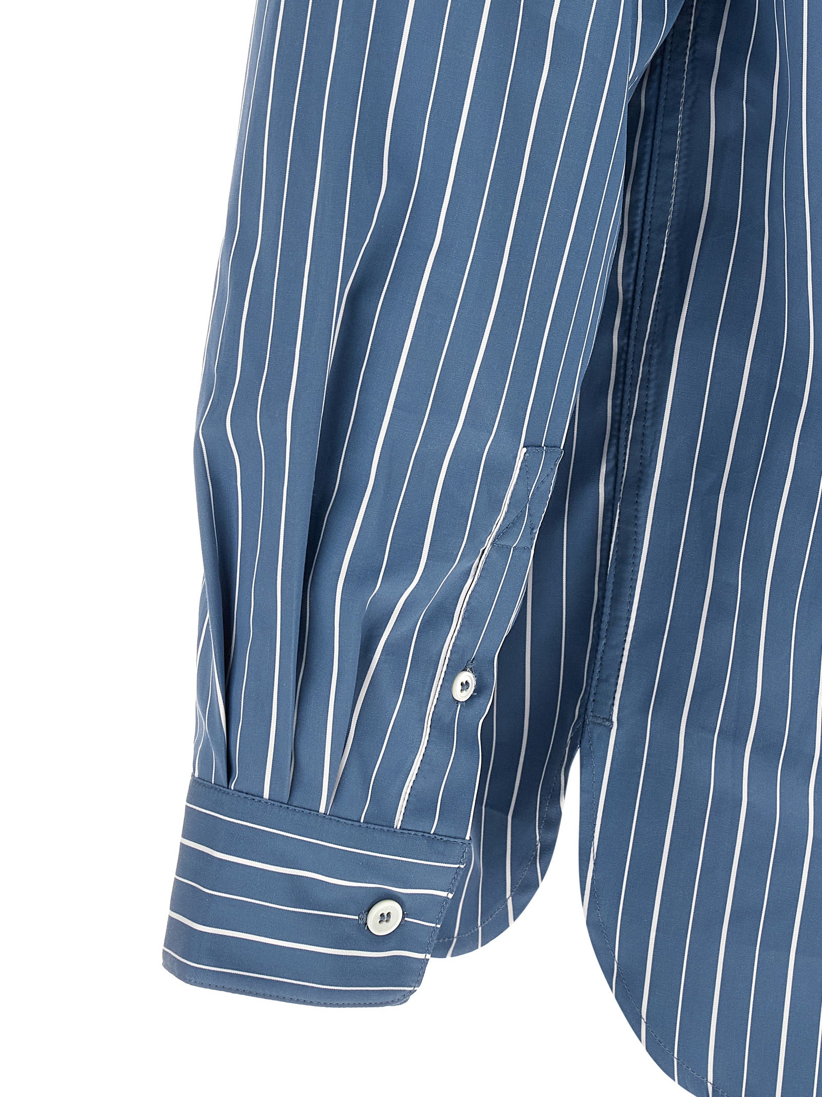 A.P.C. Blue Cotton Blouse