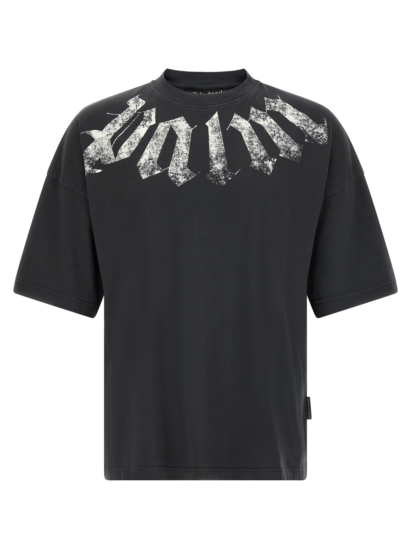 Palm Angels Black Cotton T-Shirt
