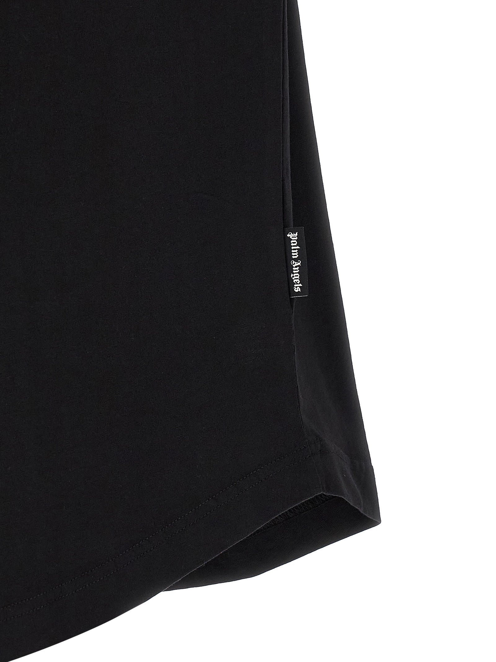 Palm Angels Black Cotton T-Shirt
